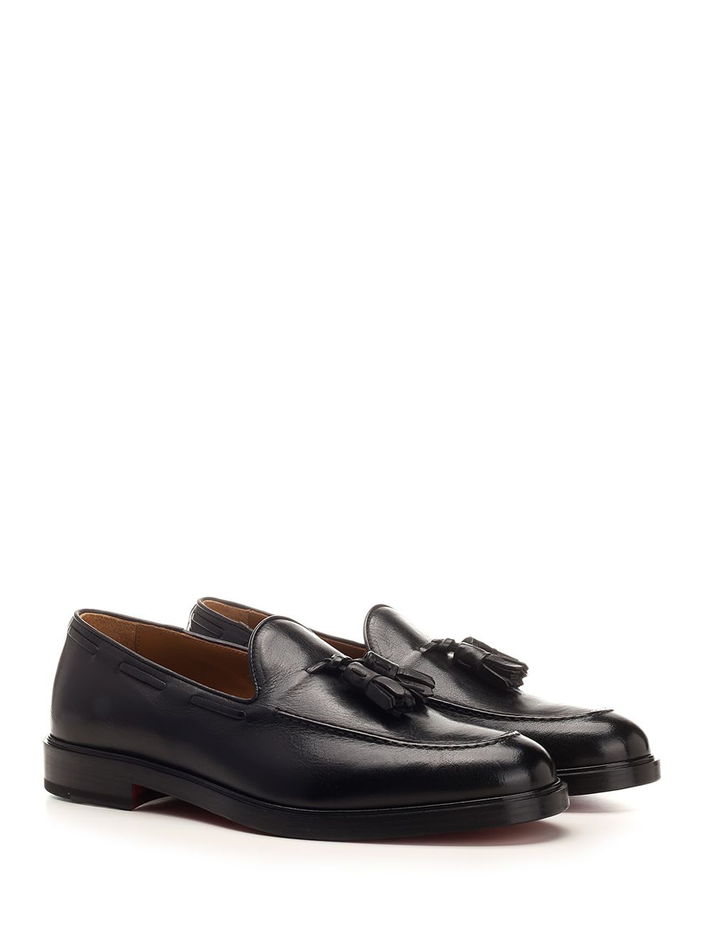 Shop Corvari Moccasin With Tassels In Black