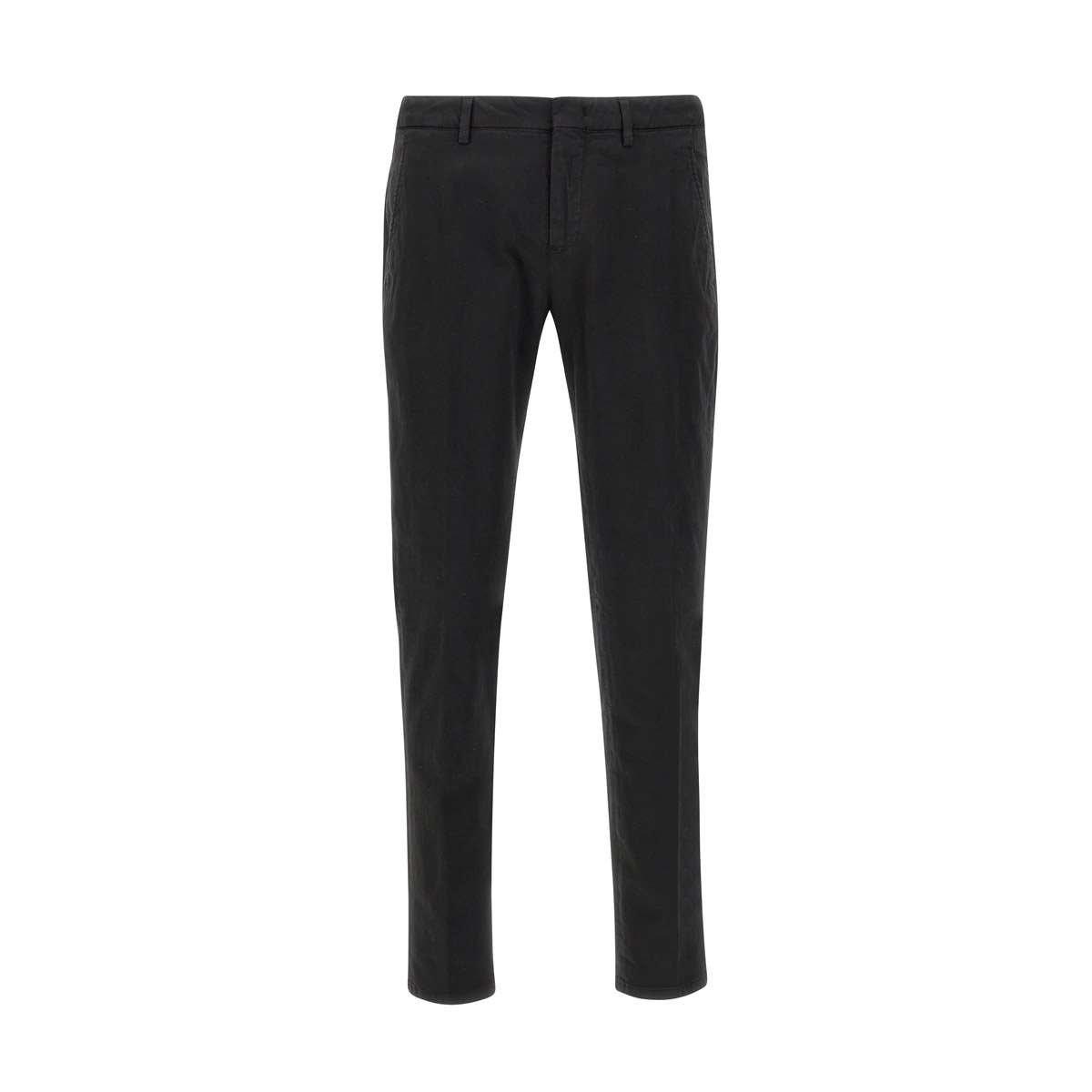 Pt01 Straight-leg Slim-cut Trousers In Black