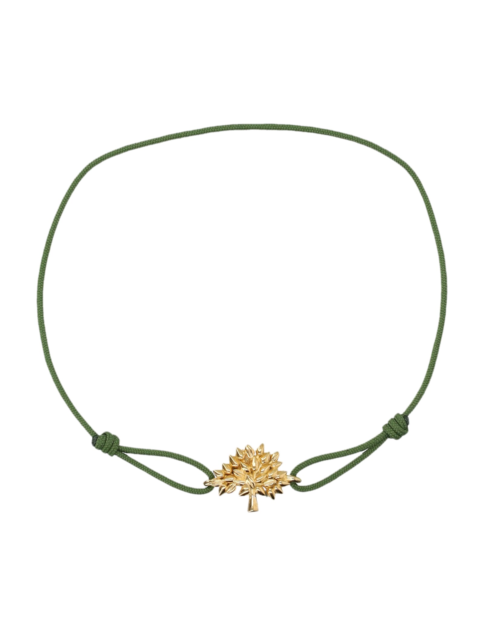 Shop Mulberry Tree Cord Bracelet In  Green