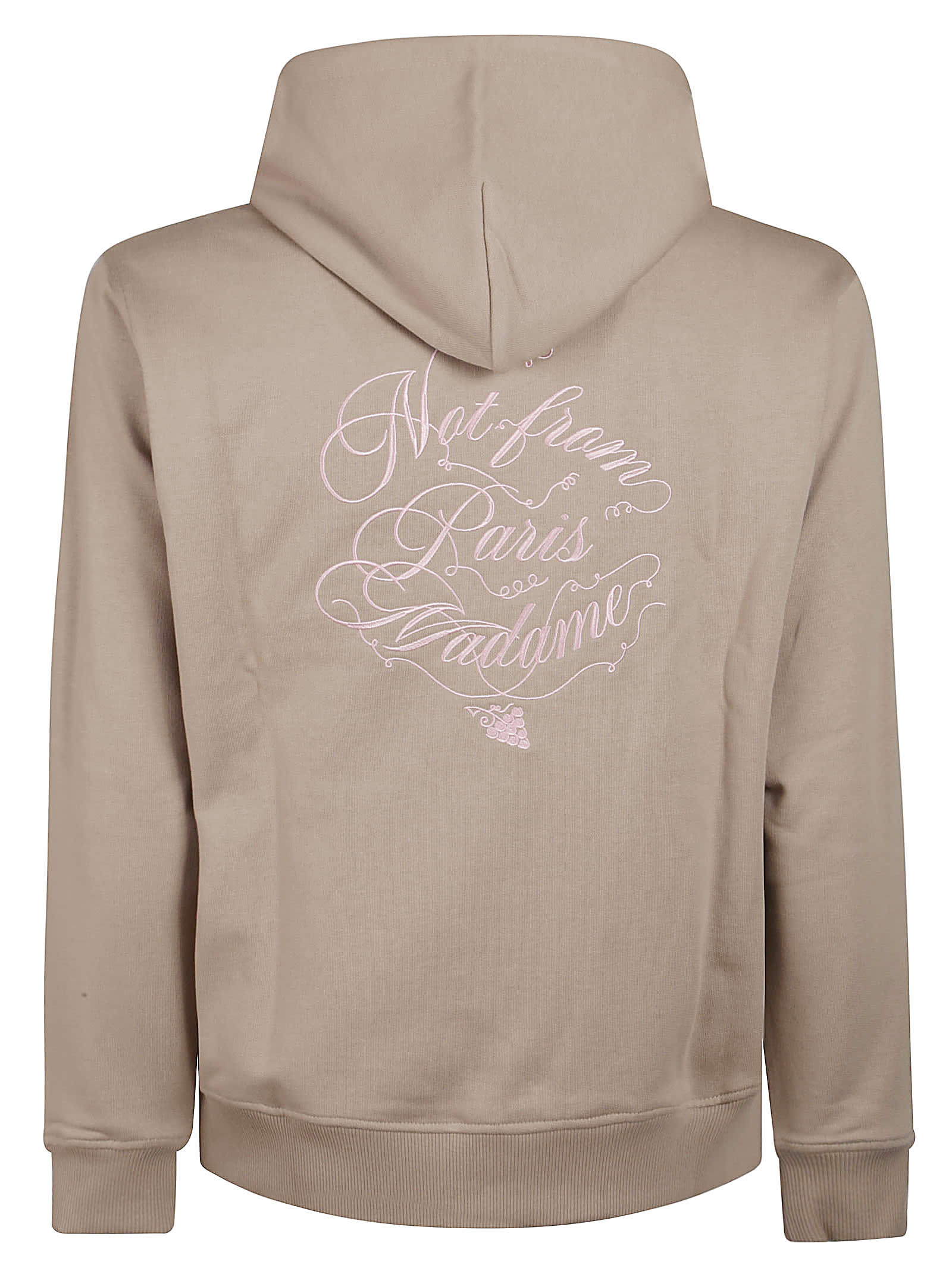 Drôle De Monsieur Slogan Vignes Sweatshirt In Beige