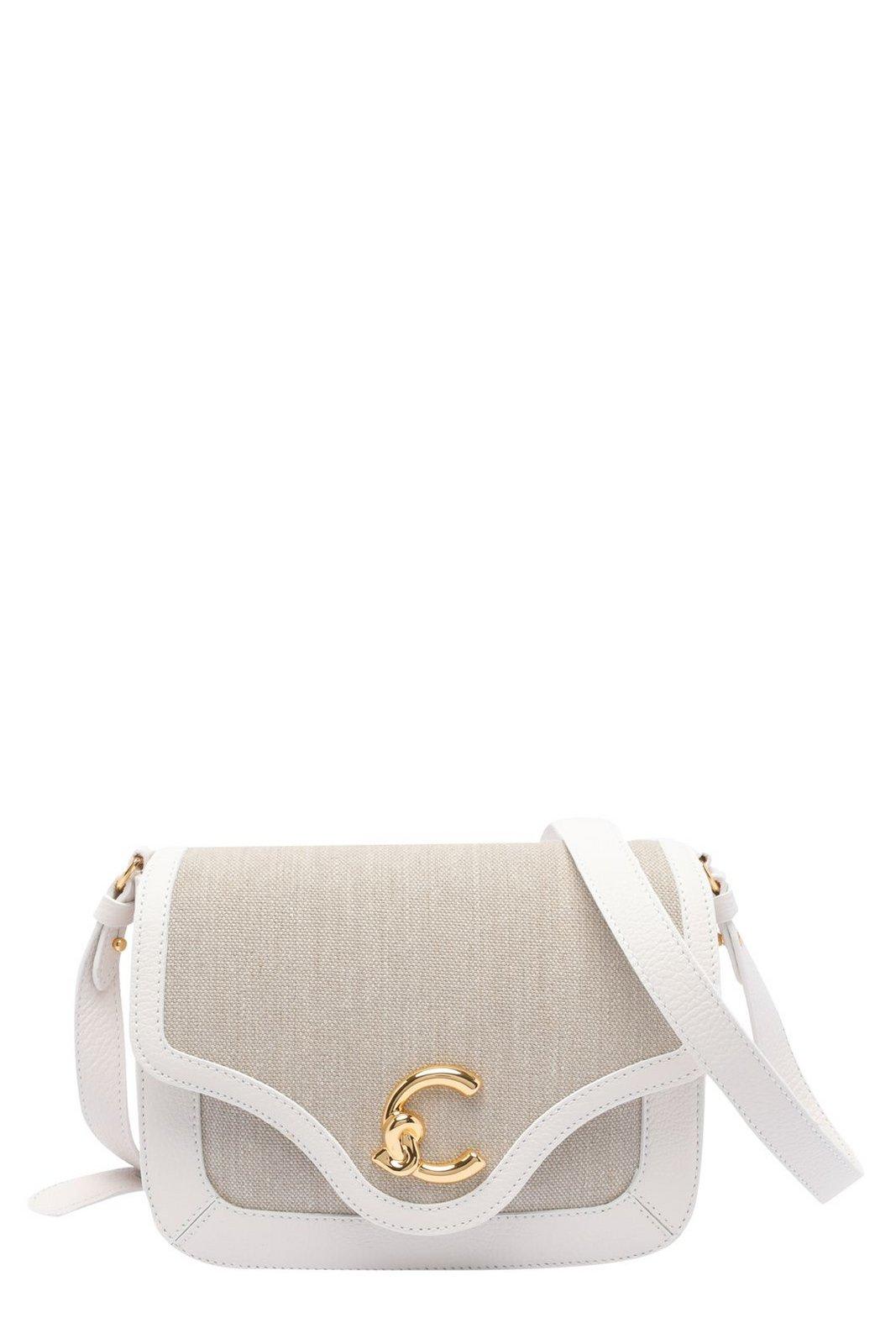 Shop Coccinelle C-me Foldover Top Small Shoulder Bag