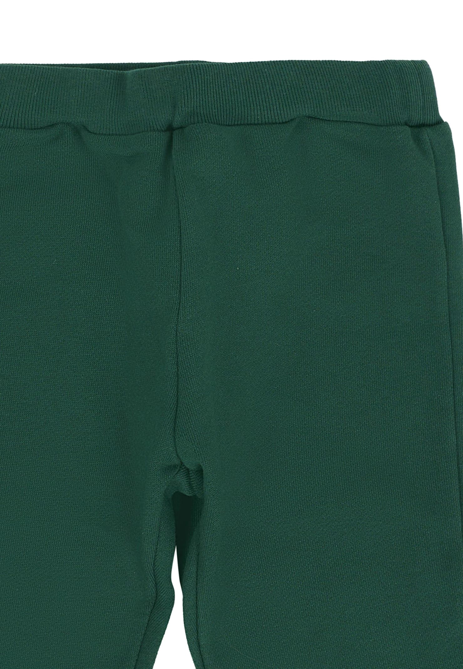 Fendi Green Trousers For Baby Boy With Logo In Green