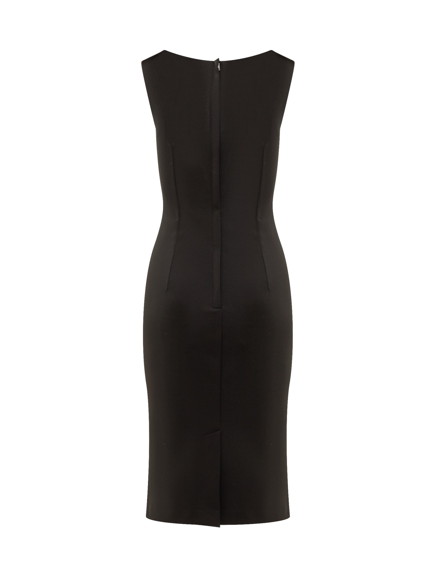 Shop Dolce & Gabbana Milan Stitch Stretch Jersey Sheath Dress In Black