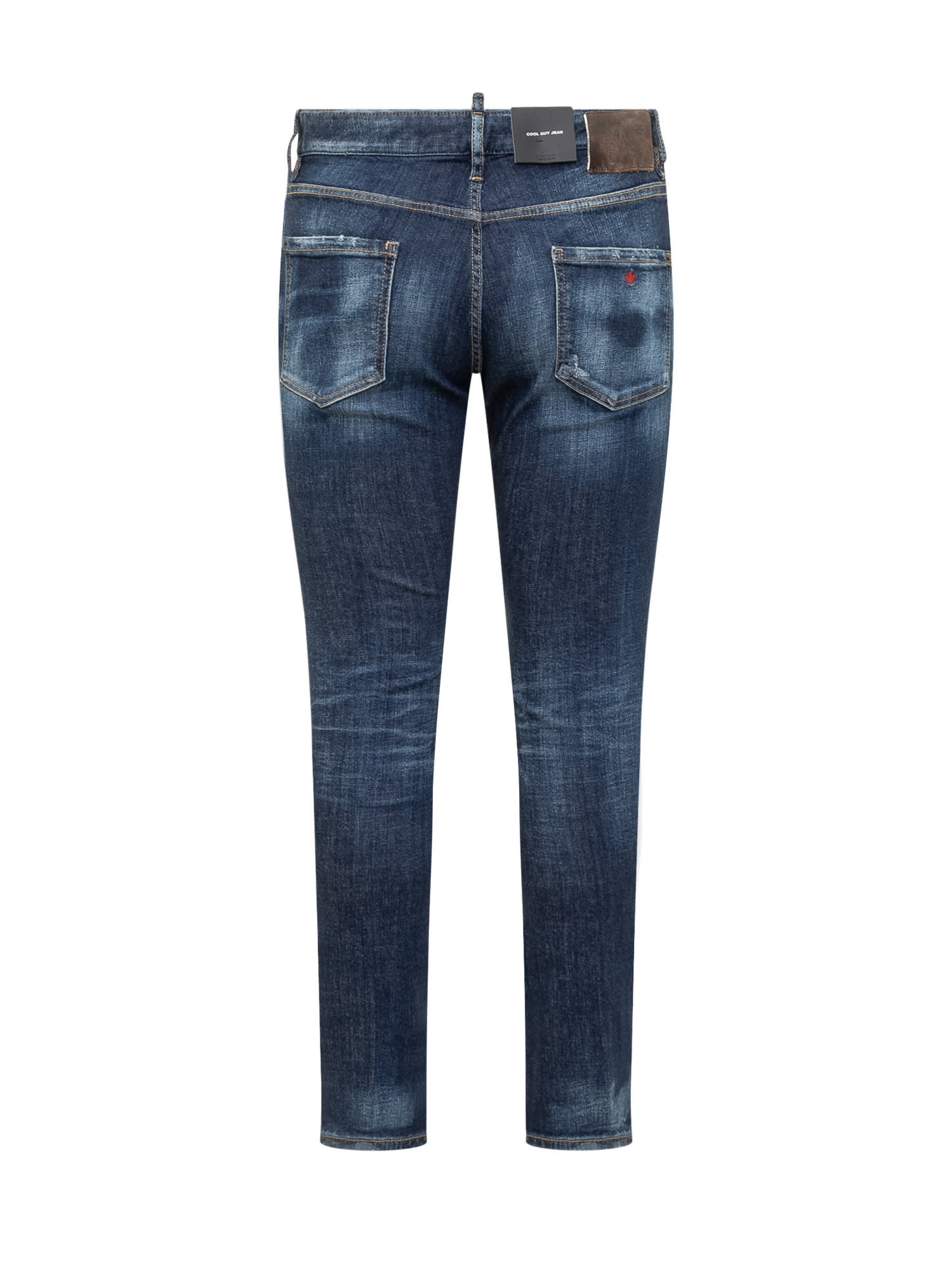 Shop Dsquared2 Cool Guy Jeans In Navy Blue