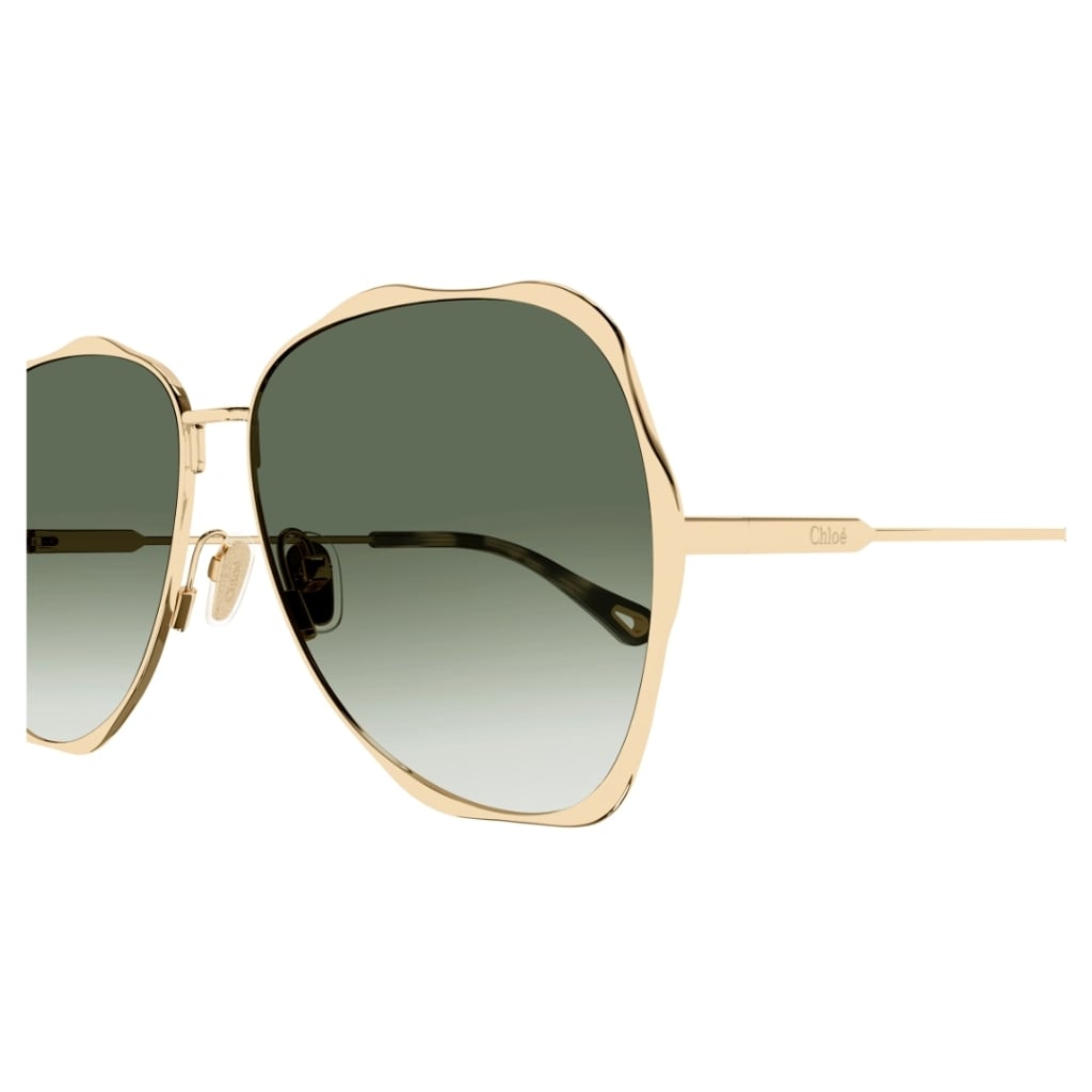 Shop Chloé Ch0183s004 Sunglasses In Oro