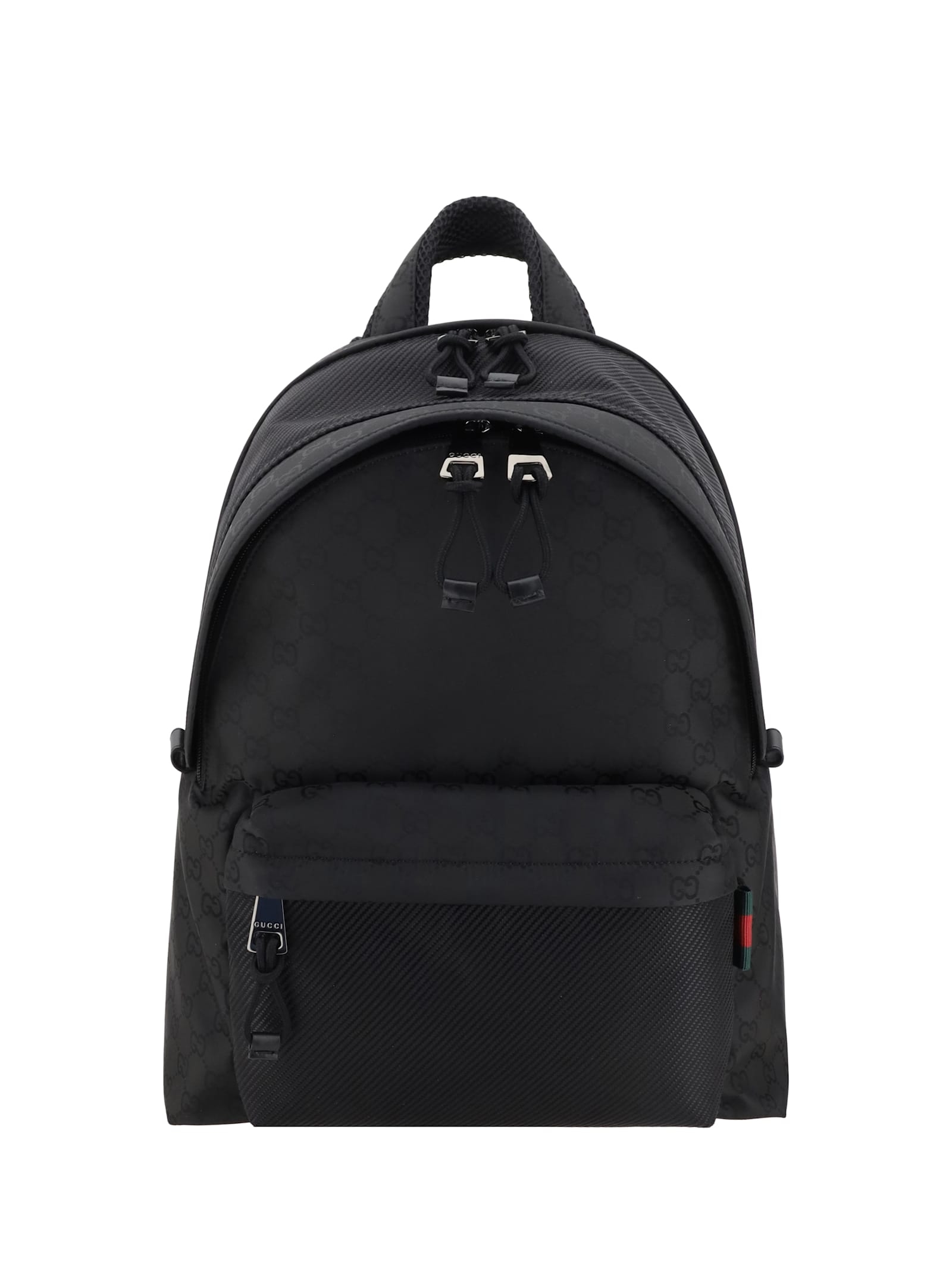 Gucci Gg Pattern Nylon Backpack