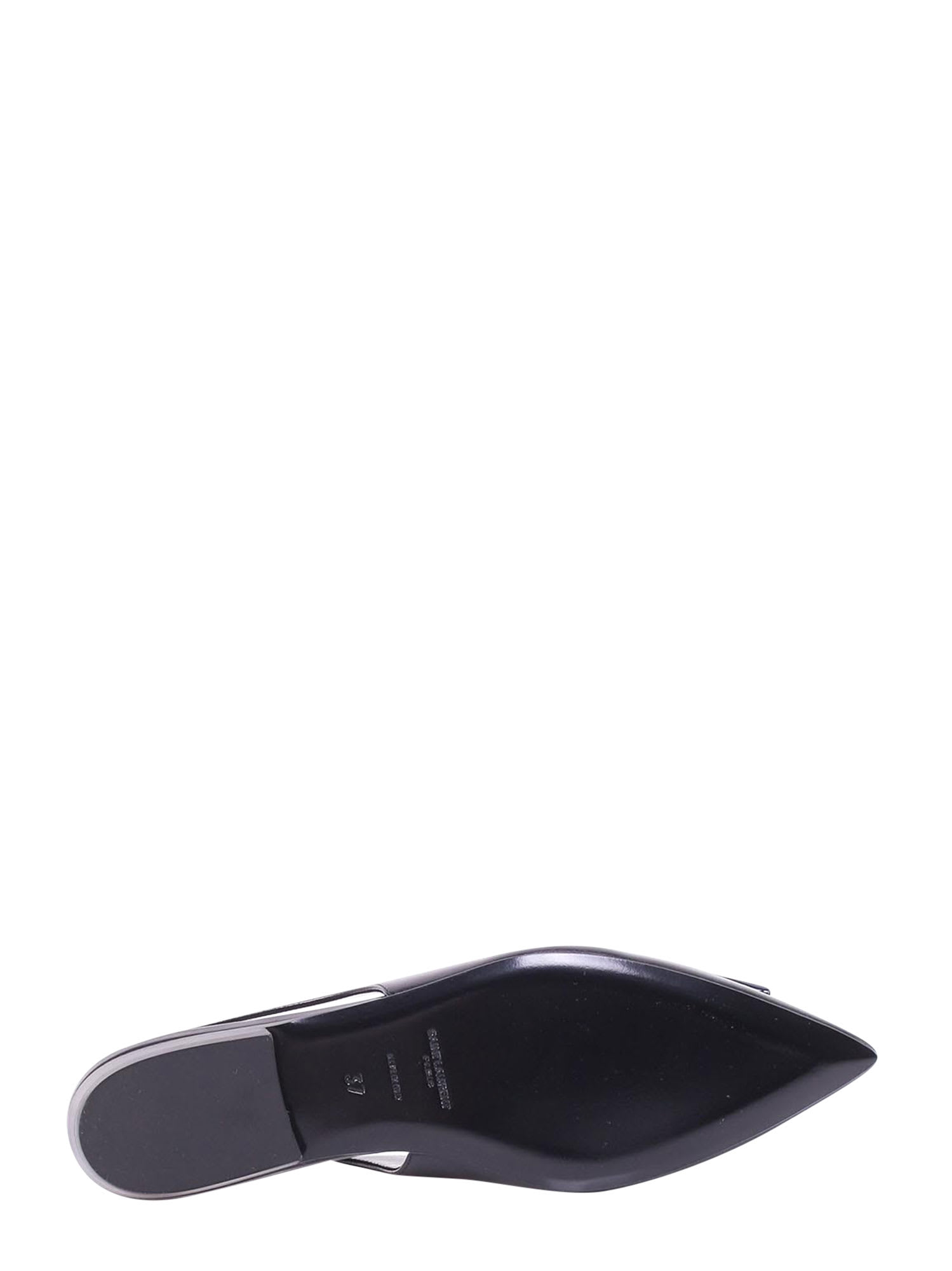 Saint Laurent Monogram YSL Soho Leather Slip-On Espadrille Flats