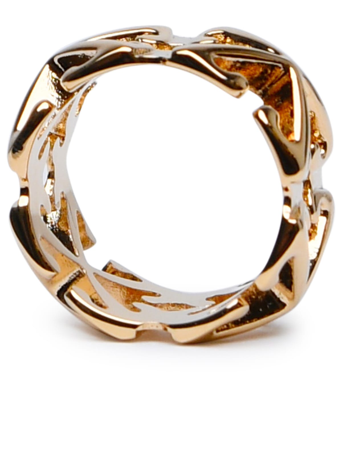 Shop Off-white Multi Arrow Gold Brass Ring
