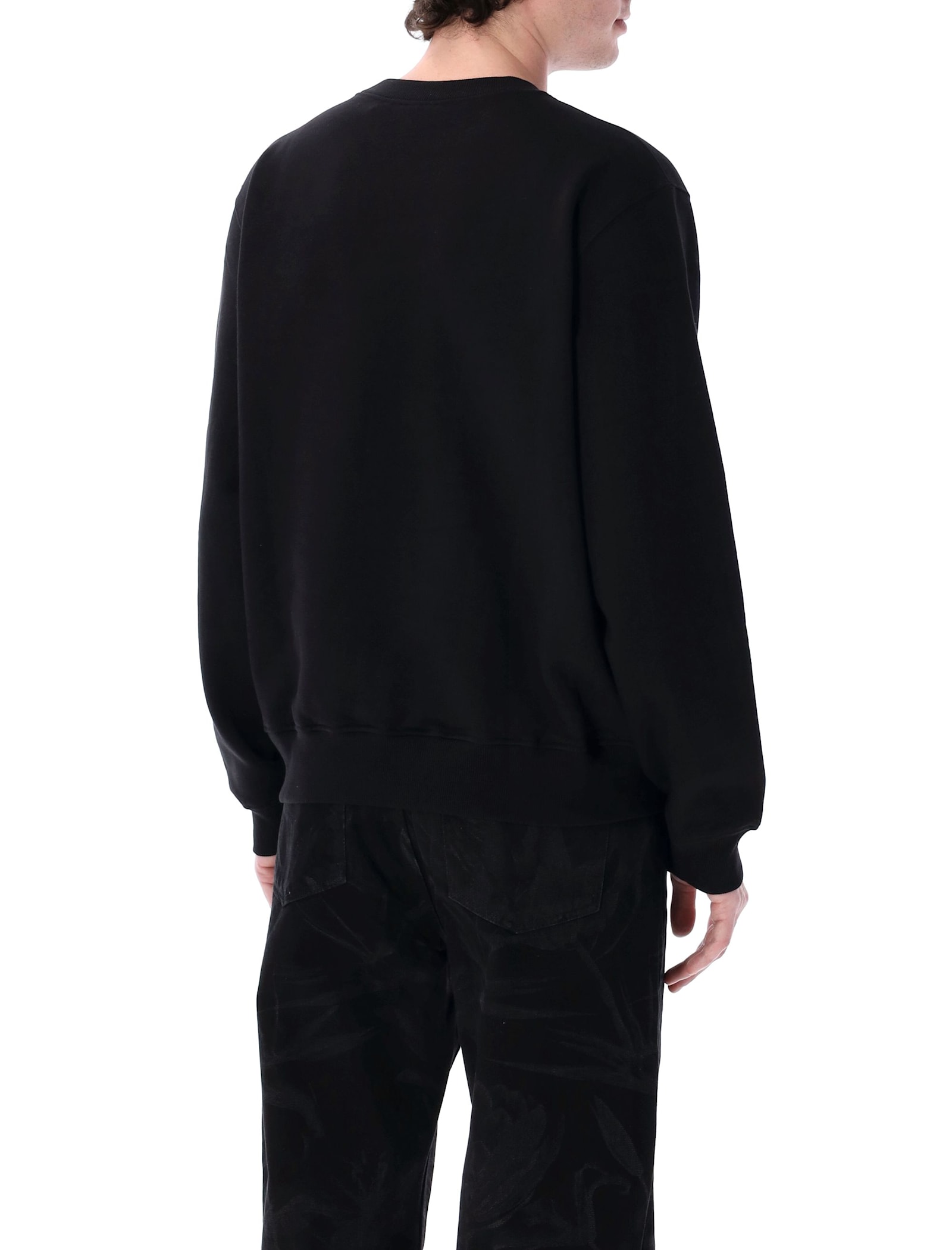 Daily Paper Orbit Crewneck In Black