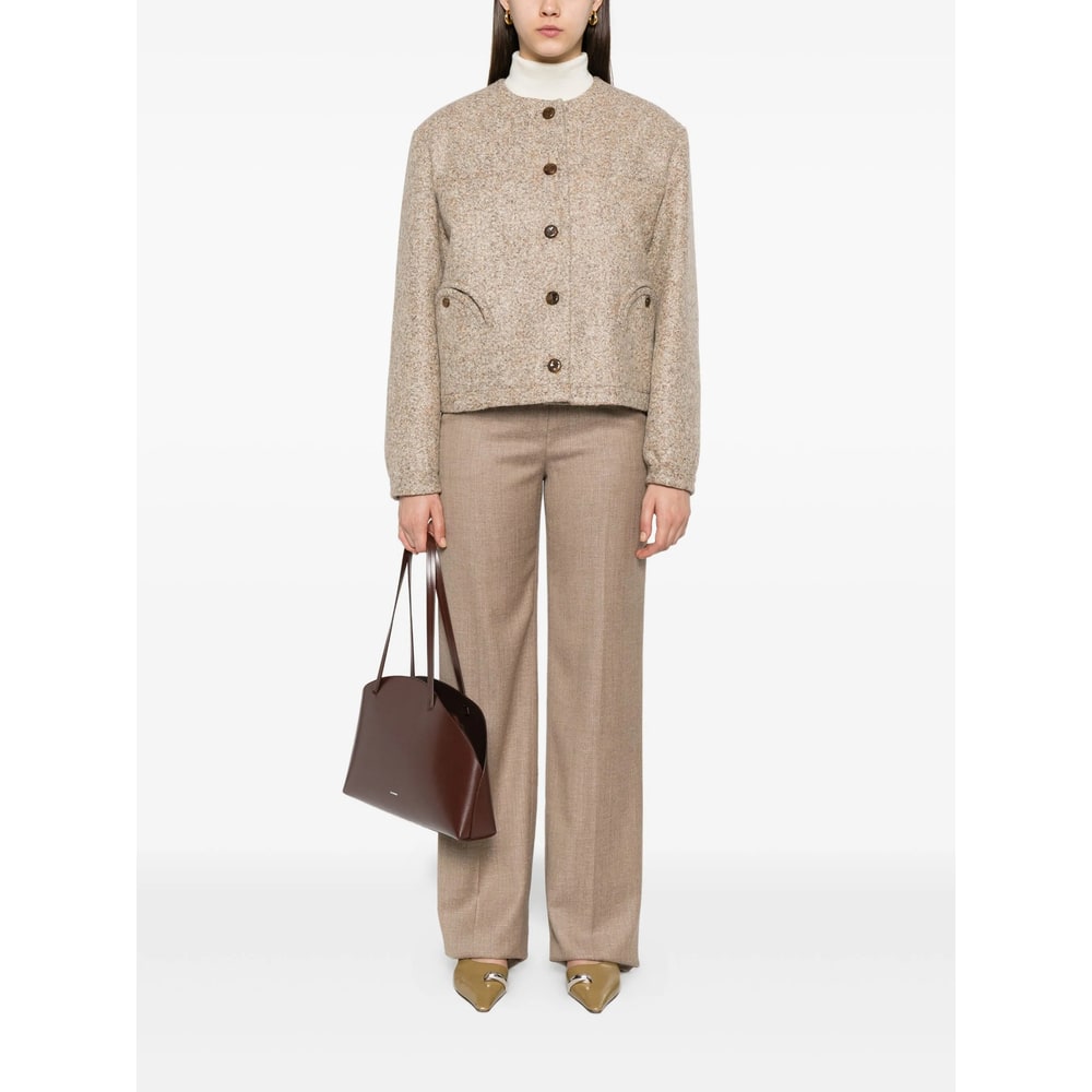 Max Mara Wool-blend Trousers In Multi