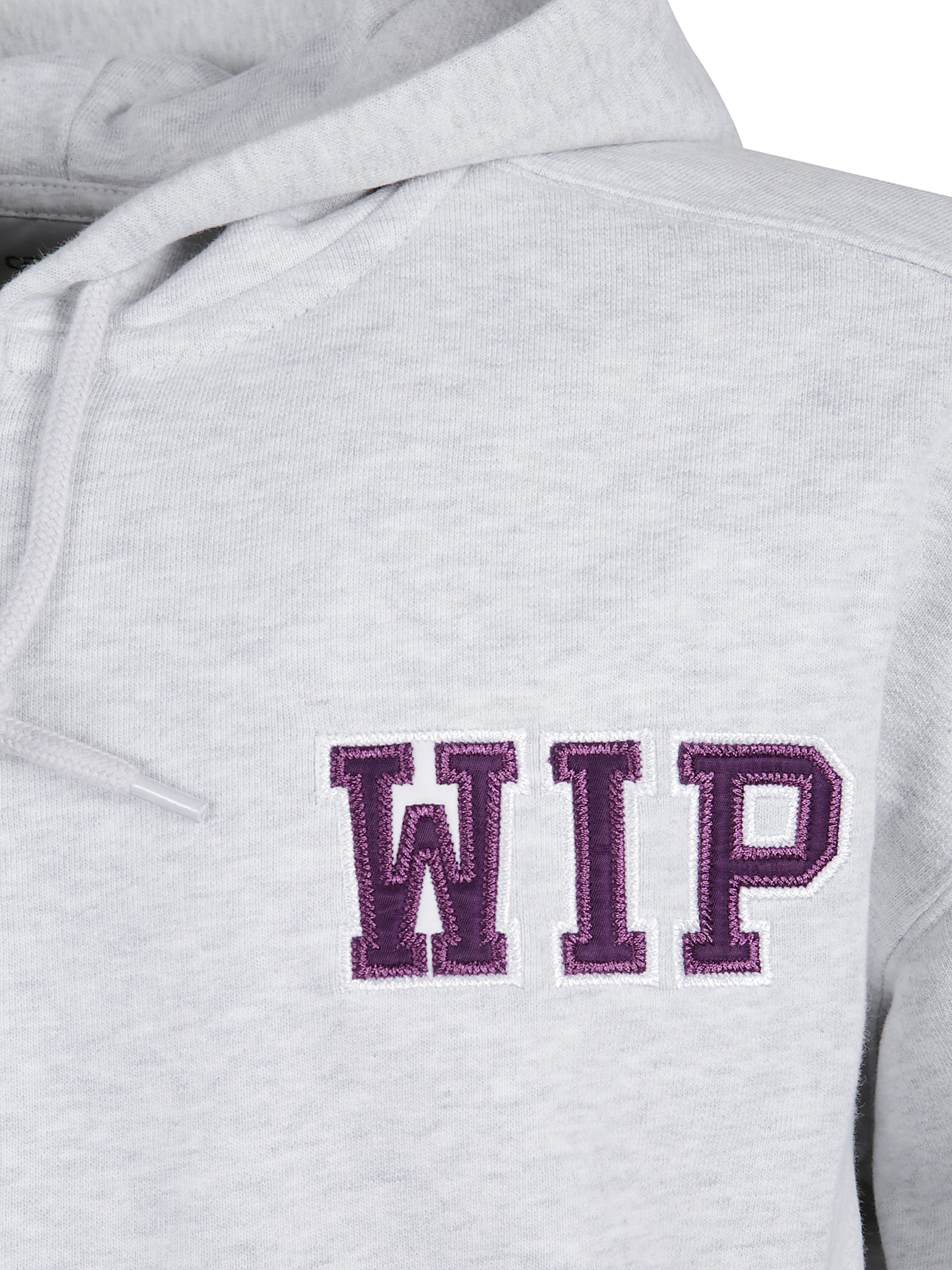 Carhartt Hooded Mini Wip Sweat Jacket In Gray