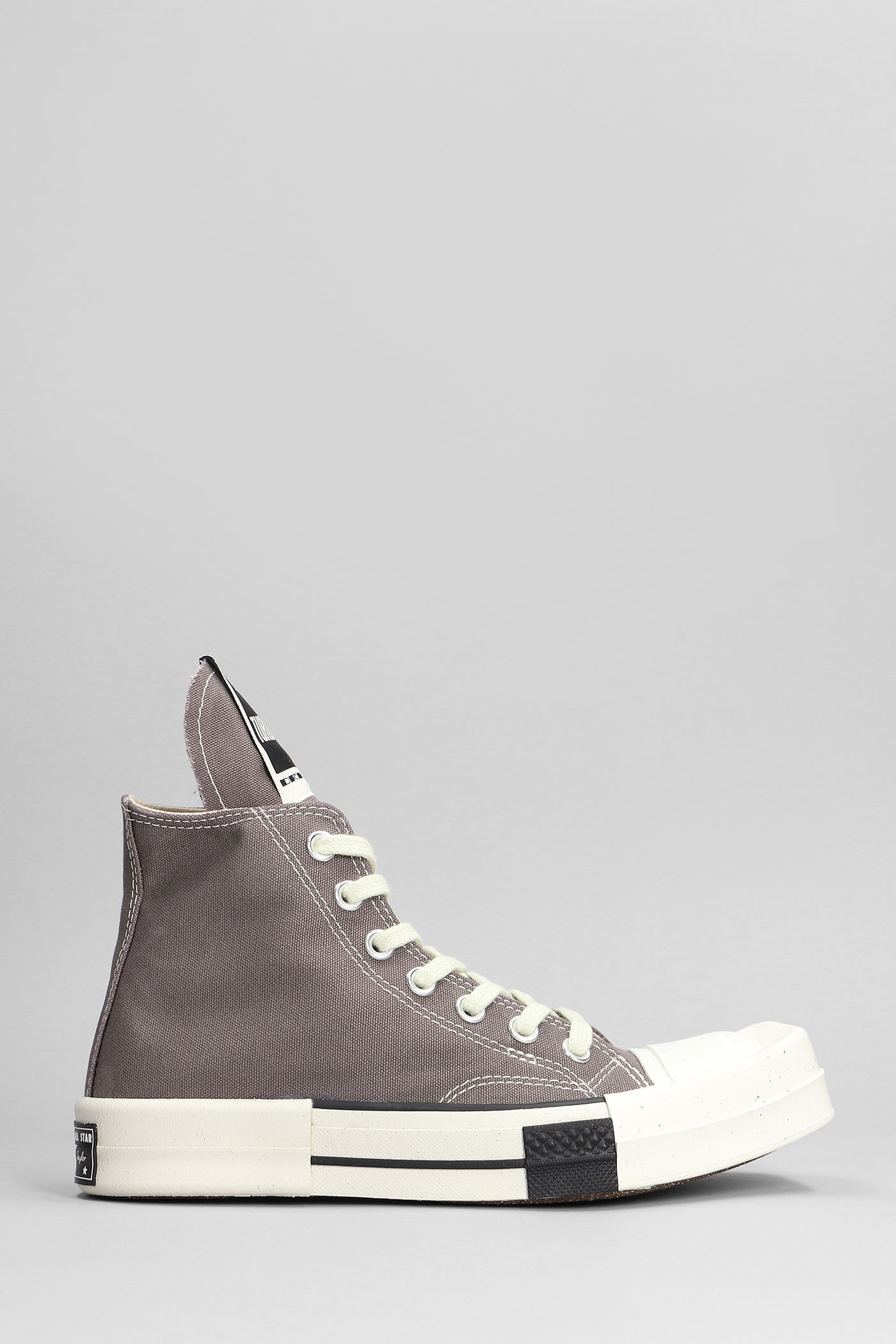 Drkshdw Sneakers In Taupe Cotton