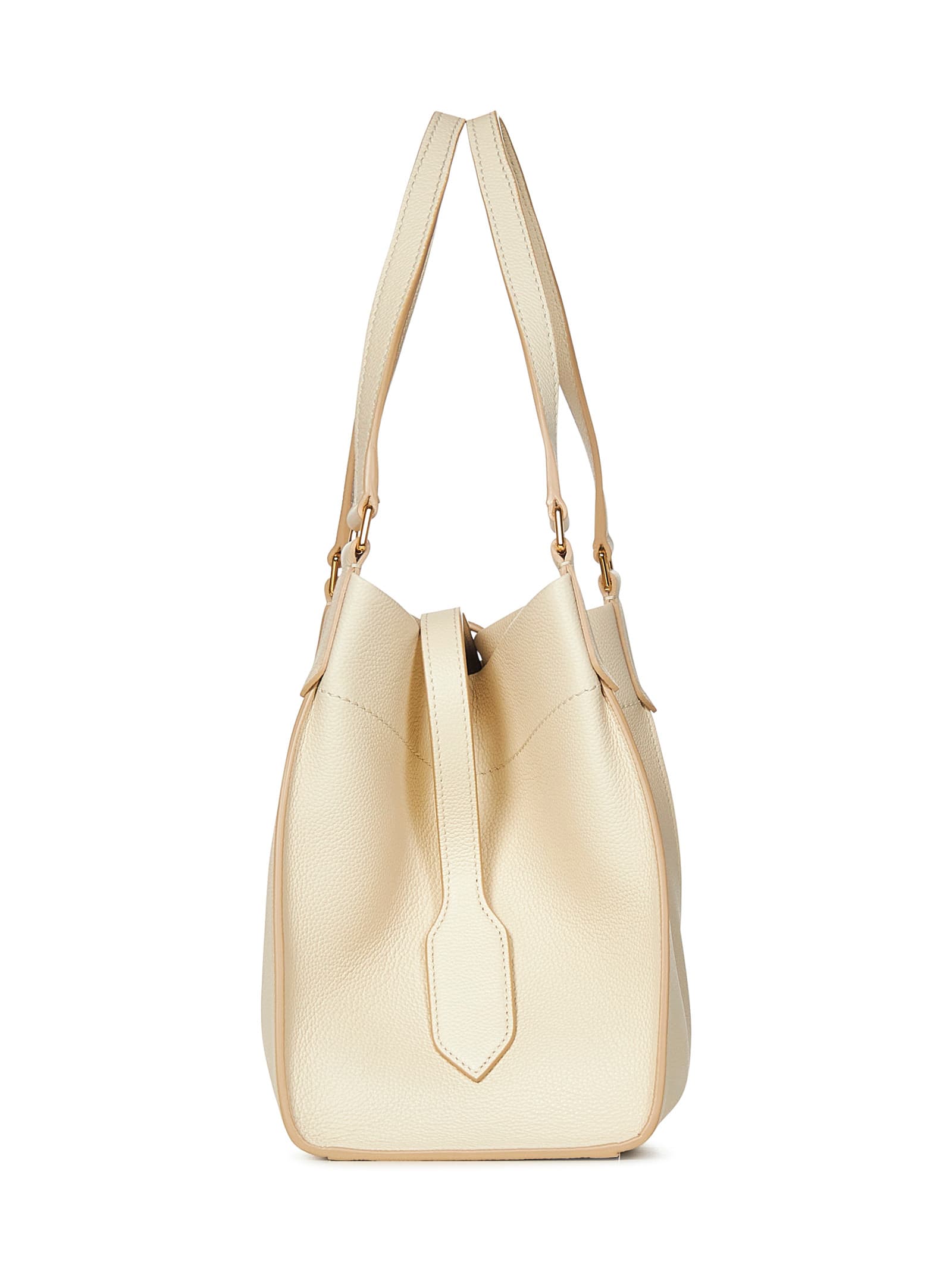 Shop Tom Ford Tara Medium Tote In Beige