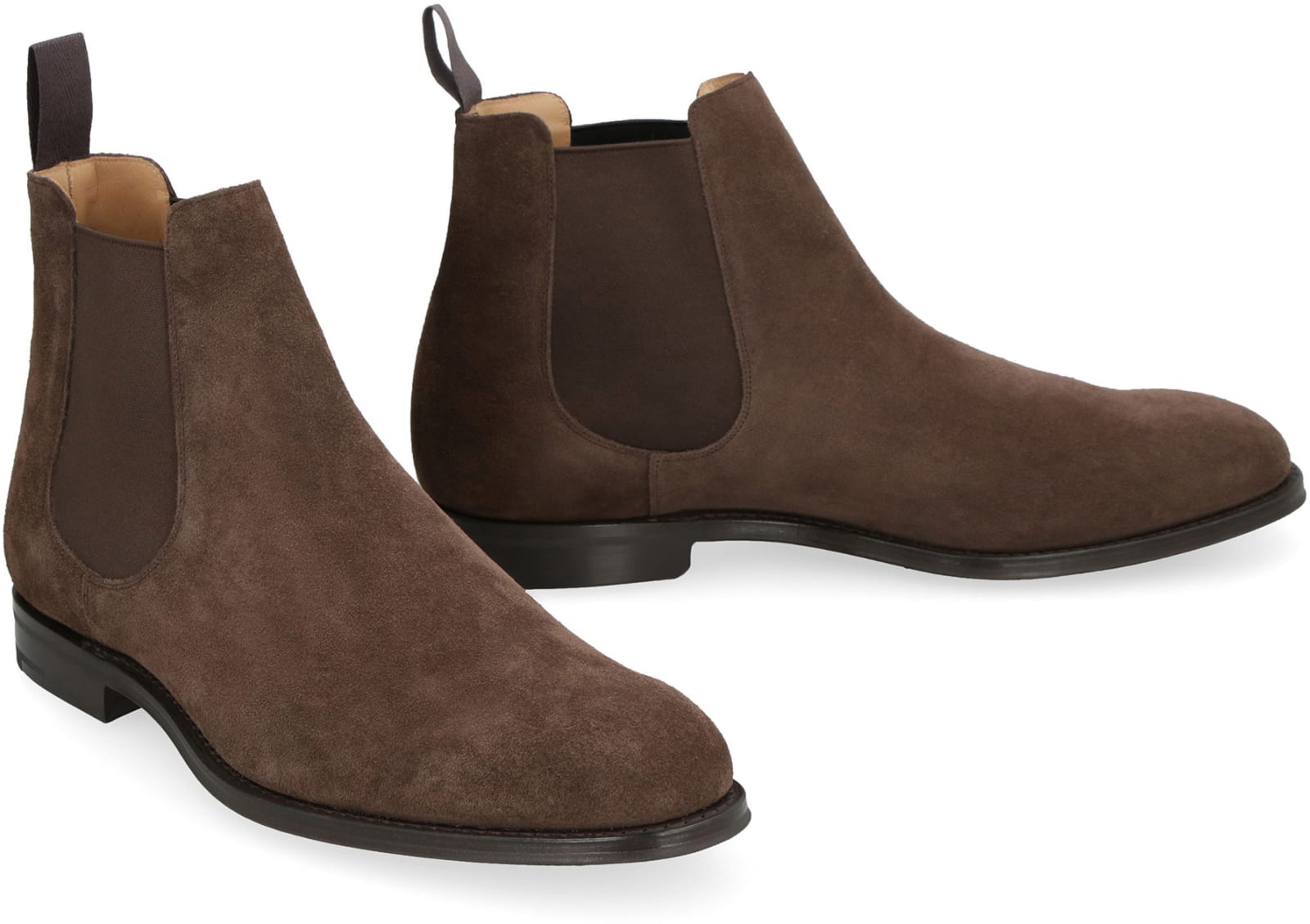 Shop Church's Suede Chelsea Boots In Brown
