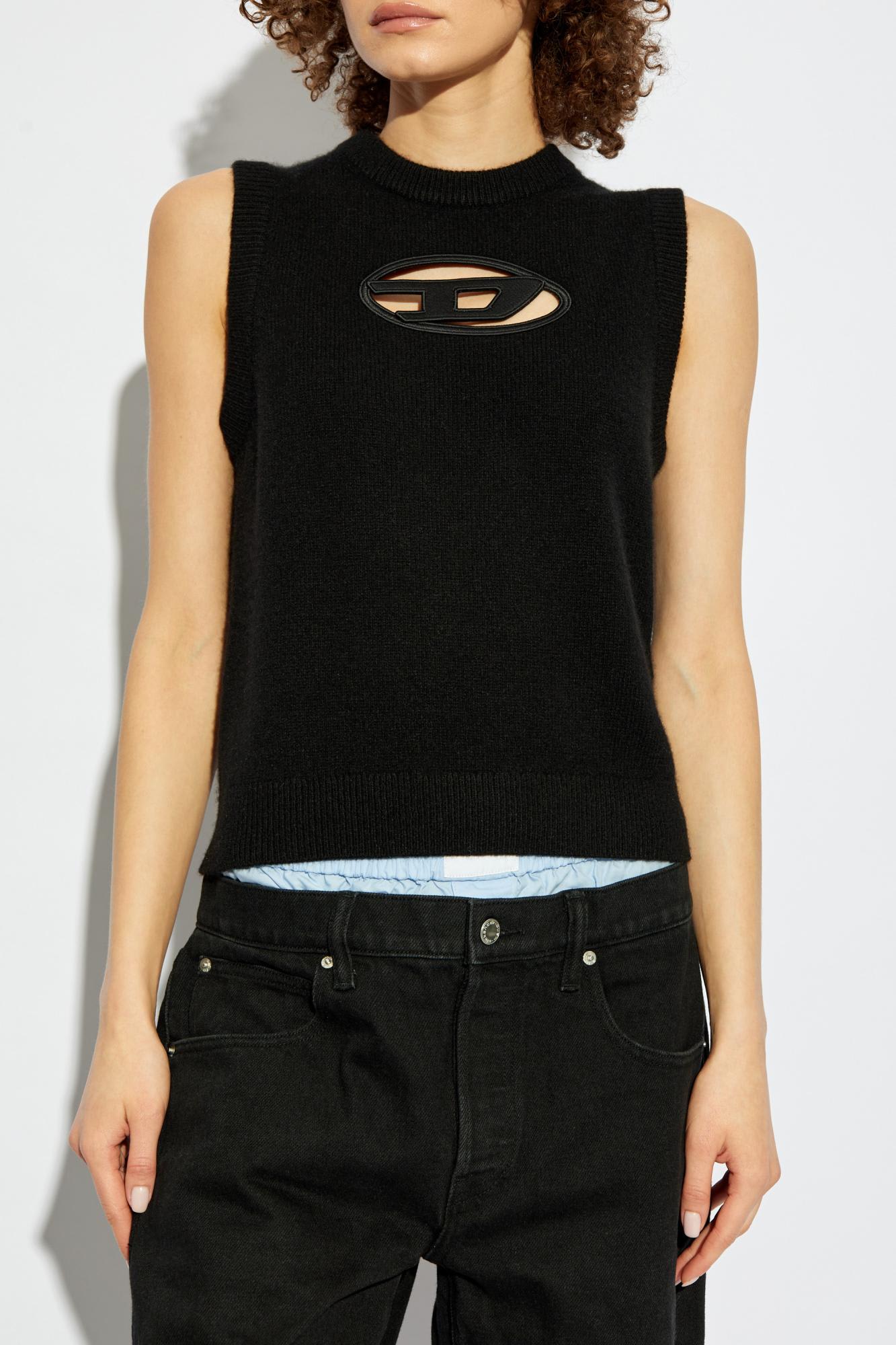 Diesel T-angie T-shirt In Stretch Cotton In Xxa
