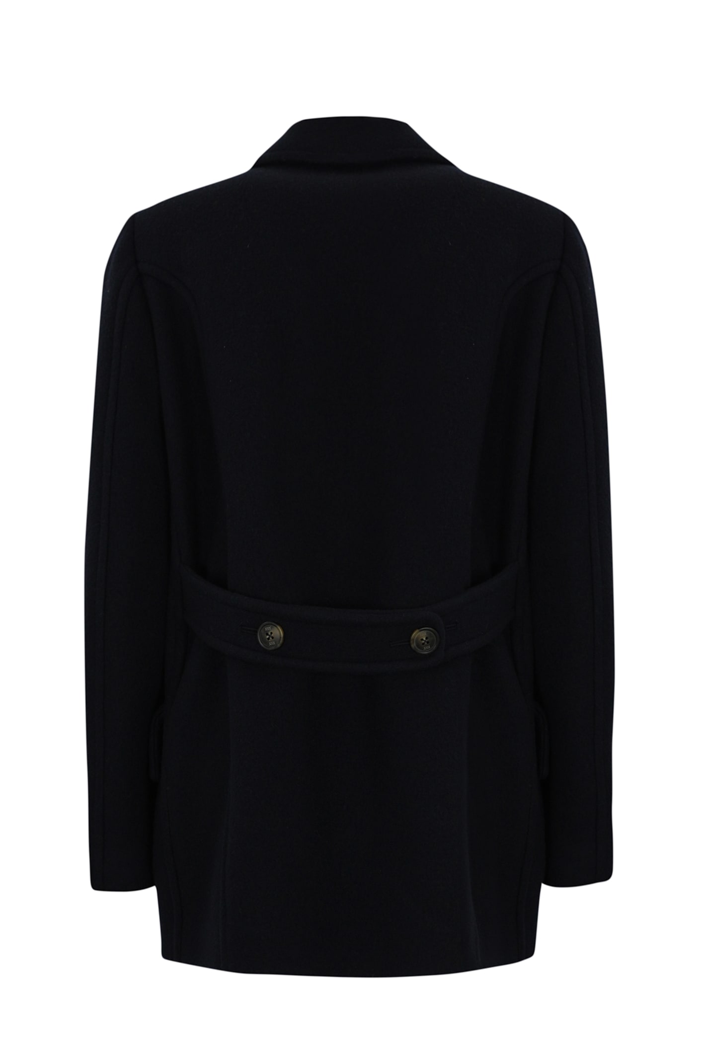 FAY WOOL AND CASHMERE PEACOAT 