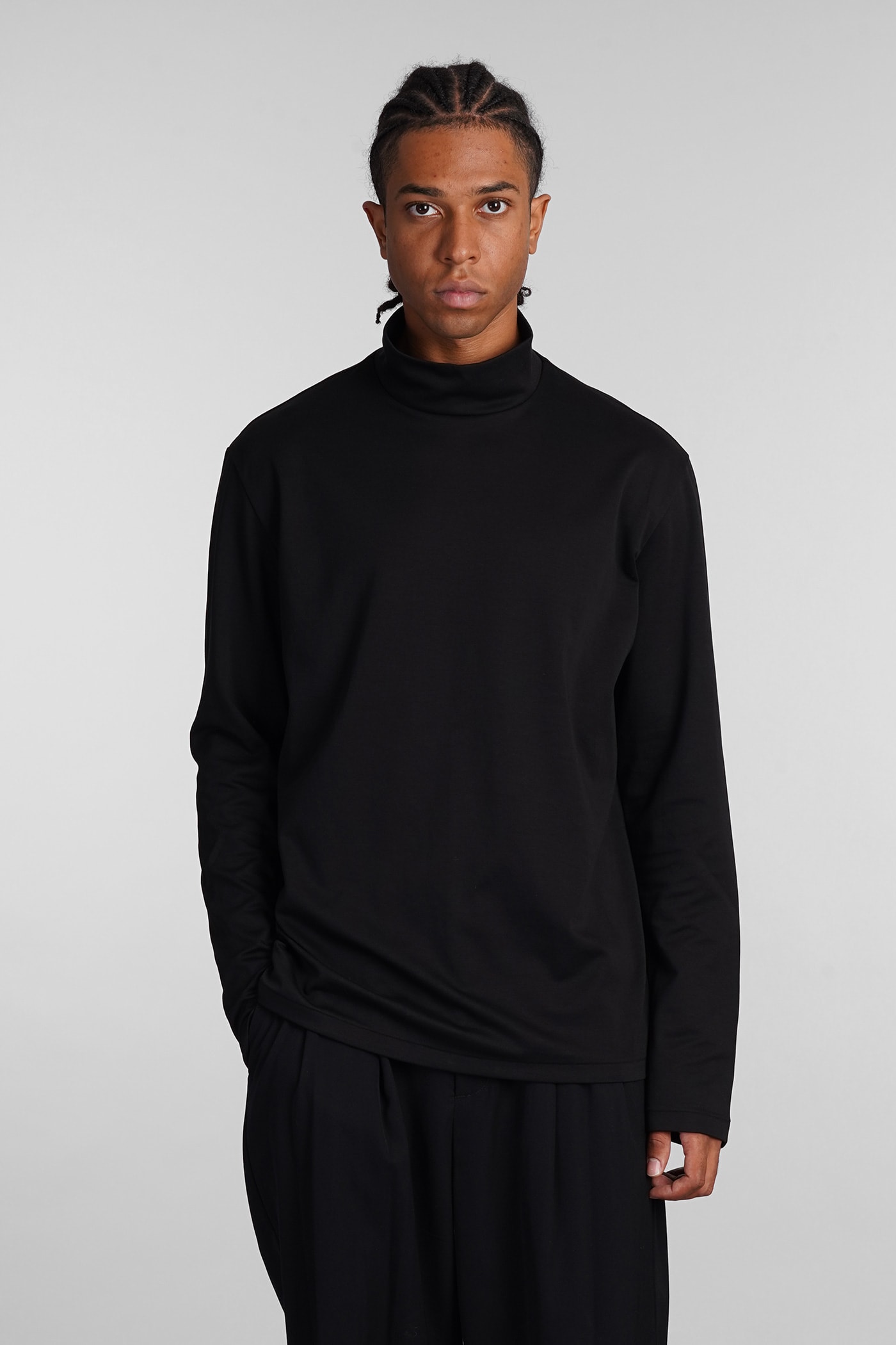 Shop Attachment Knitwear In Black Cotton