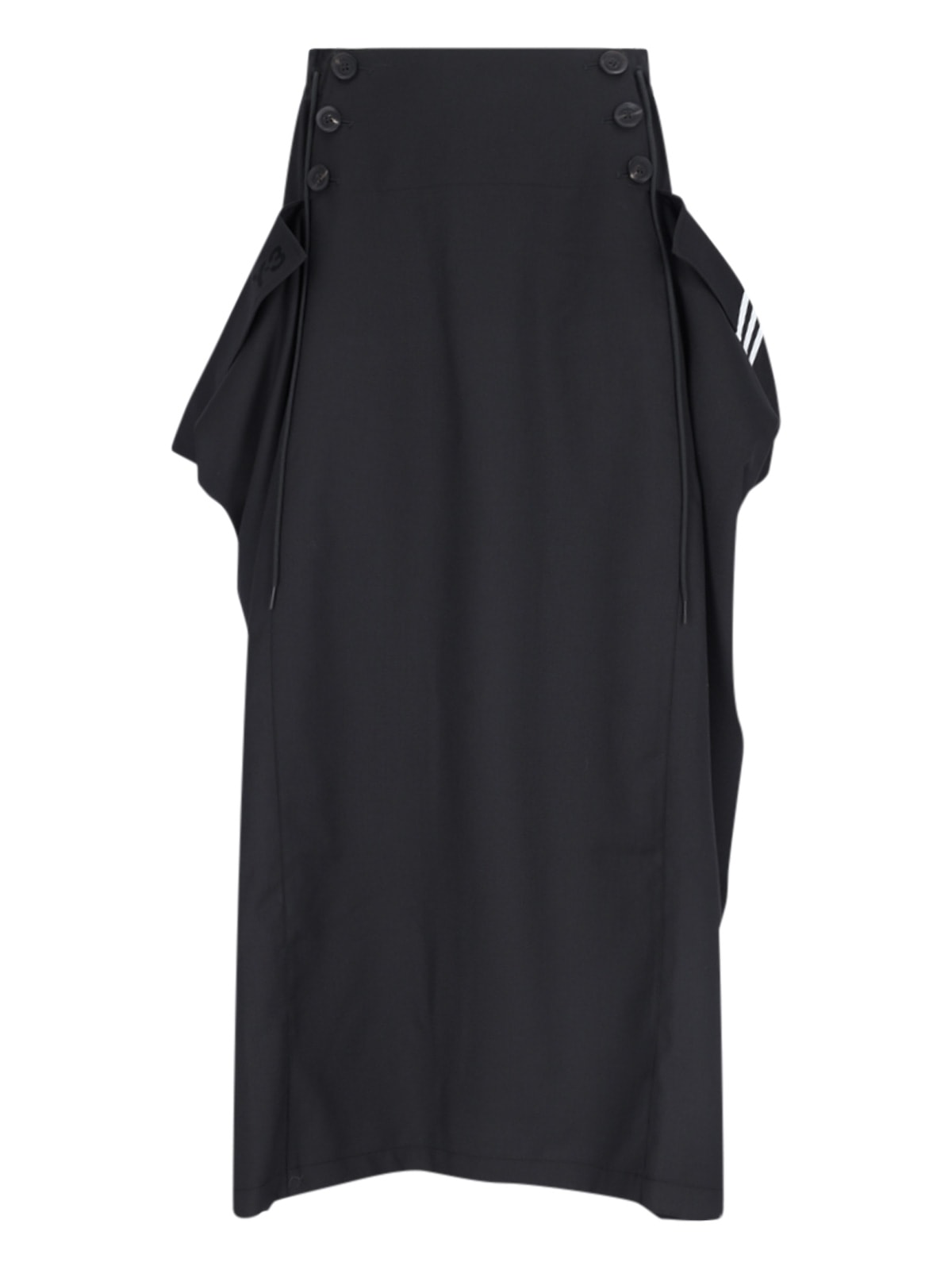 Y-3 DRAPED SKIRT 