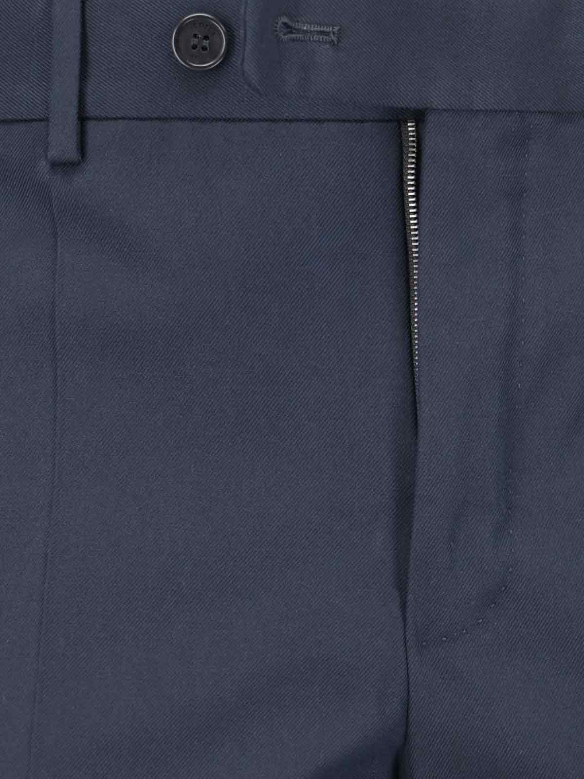 Shop Incotex Chinos In Blue