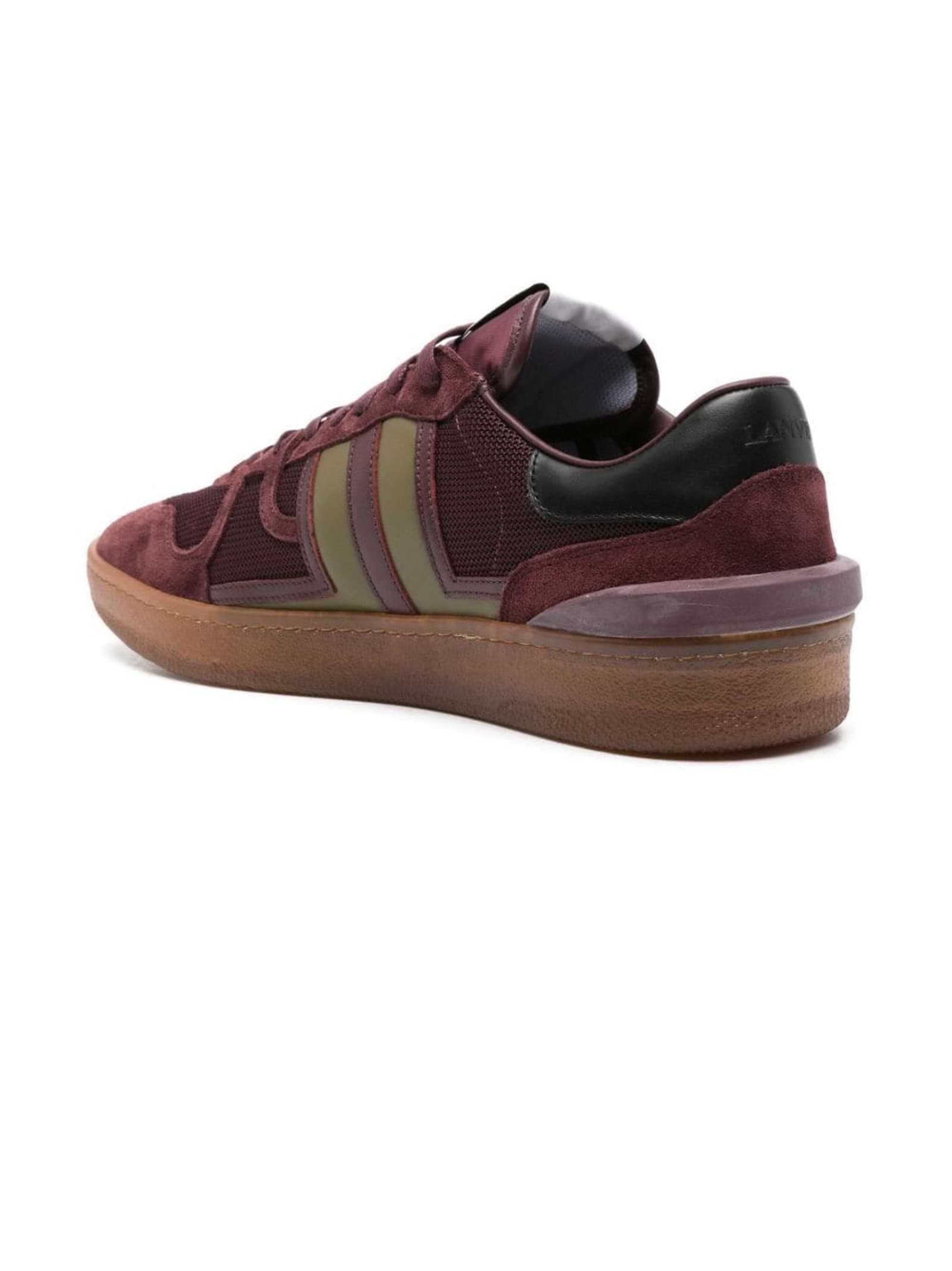 Shop Lanvin Sneakers Bordeaux