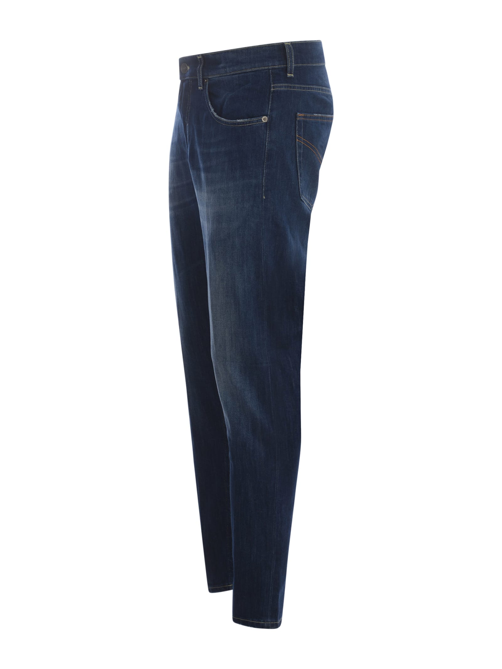 Shop Dondup Jeans  Dian In Denim Stretch In Blu Scuro