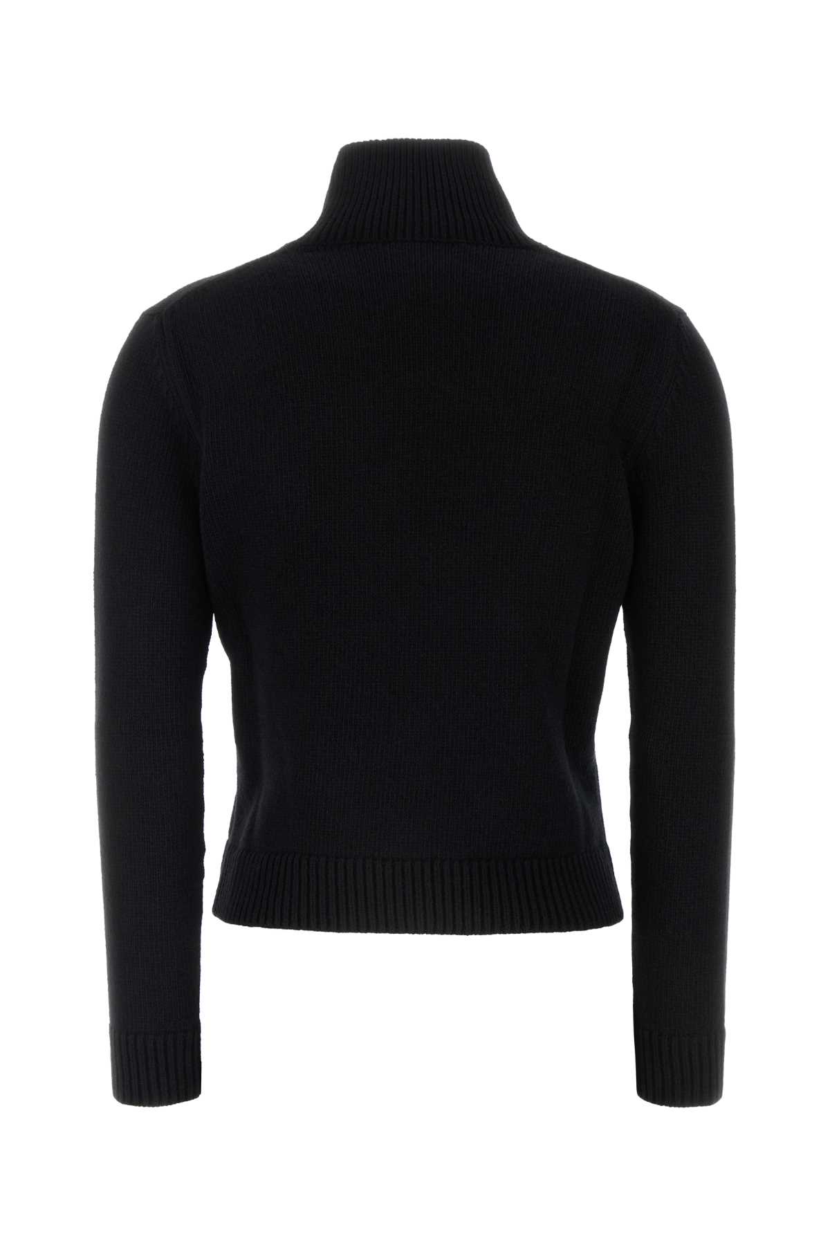 Balenciaga Women's Wool Blend Sweater In Black