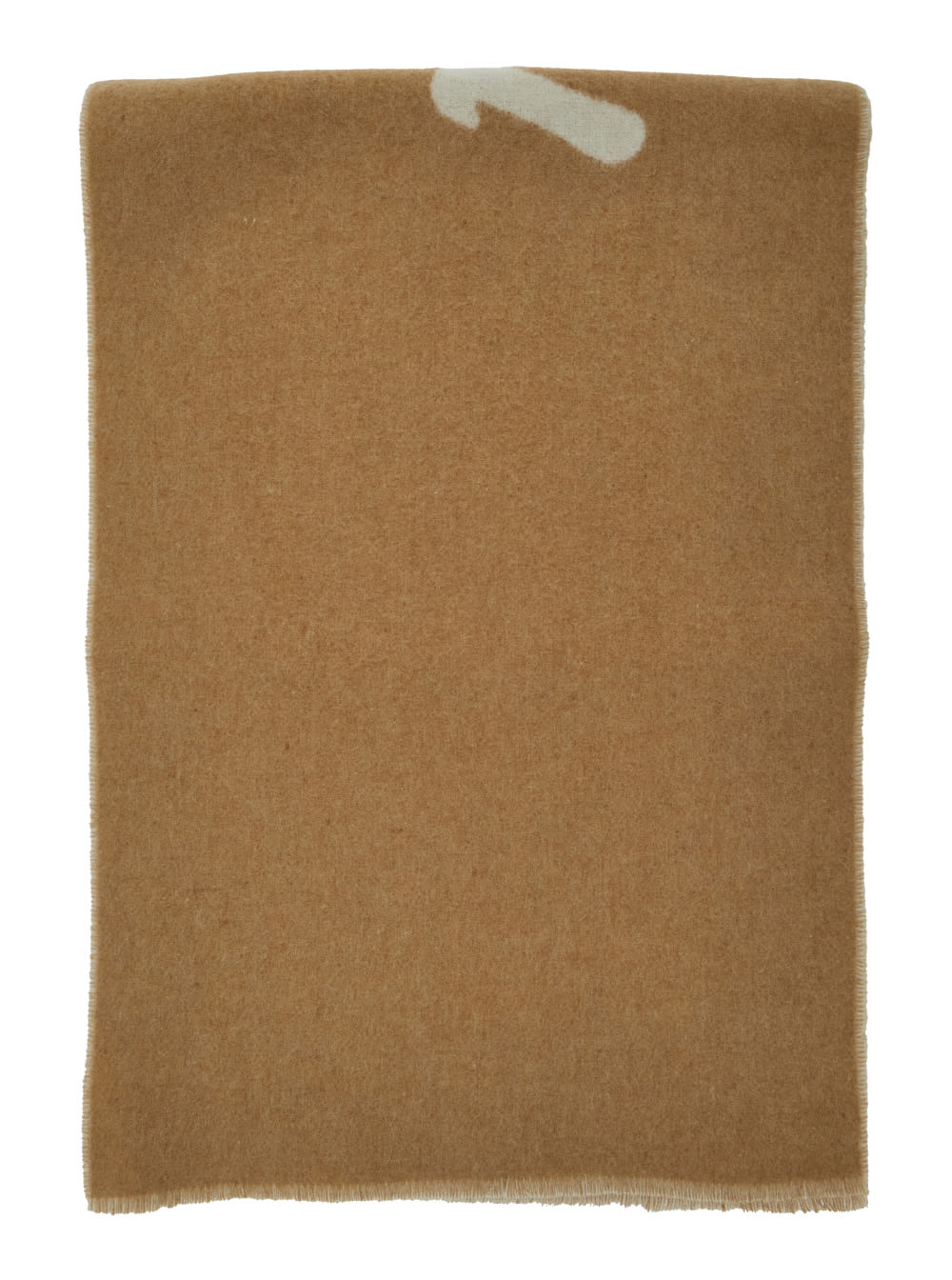 Maison Kitsuné Maison Kitsune Handwriting Scarf In Brown