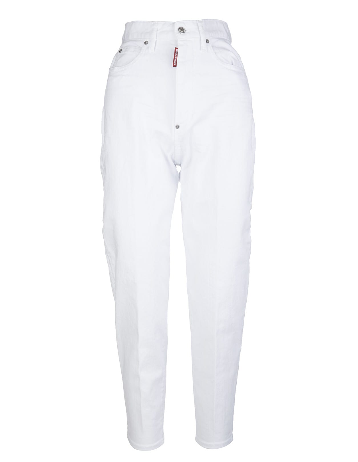 Dsquared2 Woman White Sasoon 80s Jeans