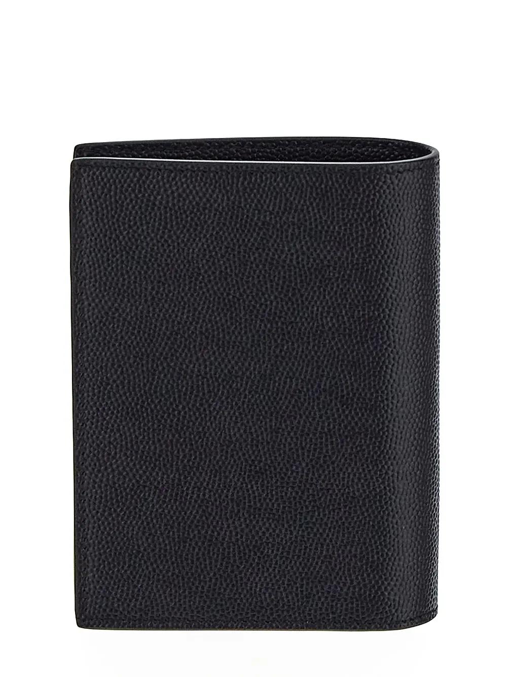 Saint Laurent Paris Credit Card Wallet In Black