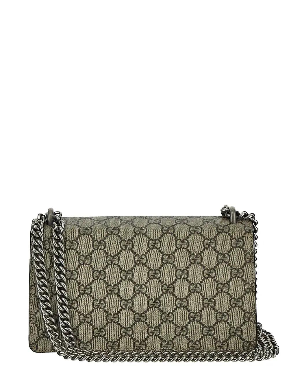 Shop Gucci Dionysus Gg Small Shoulder Bag In Beige