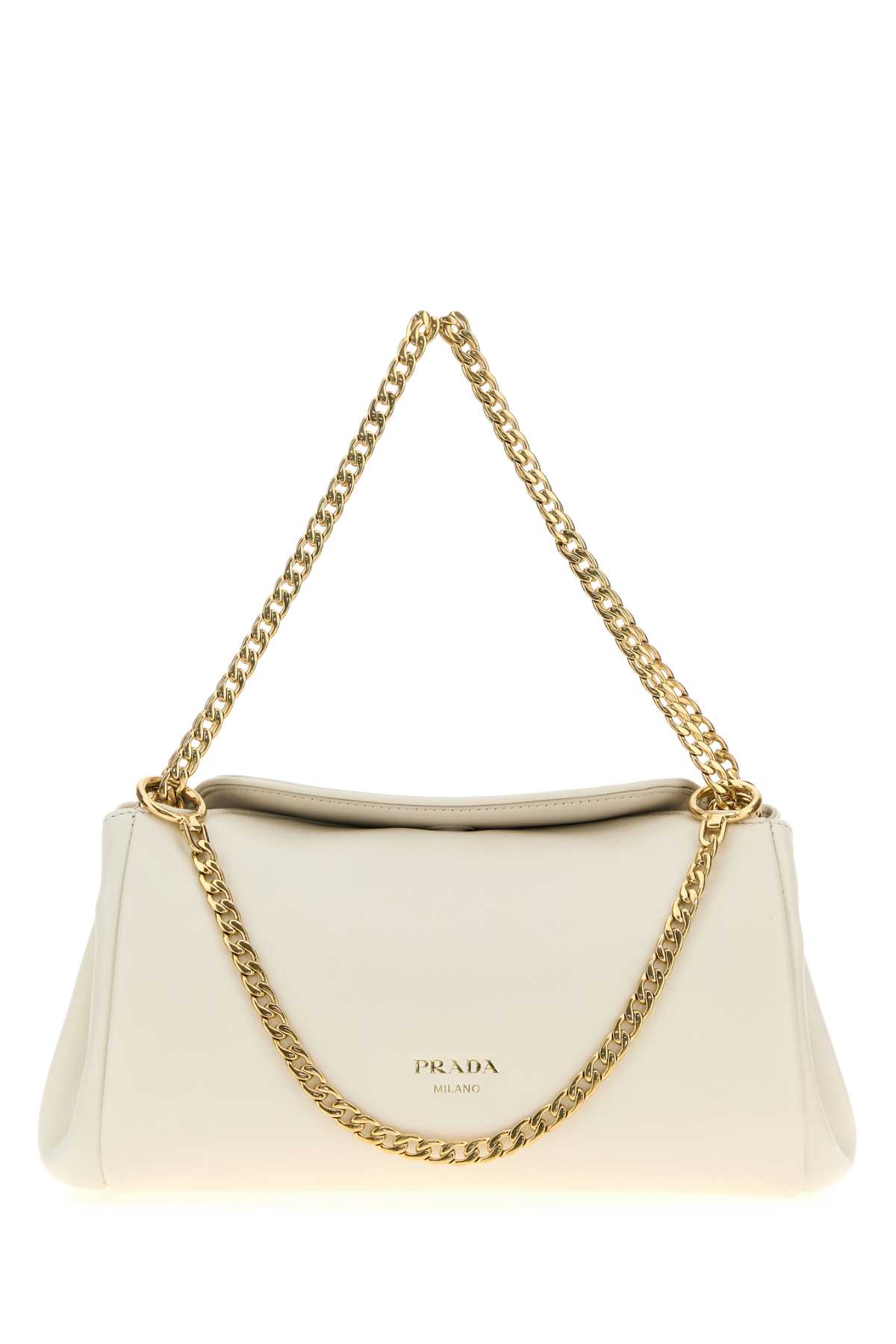 Prada White Tumulte Shoulder Bag In White