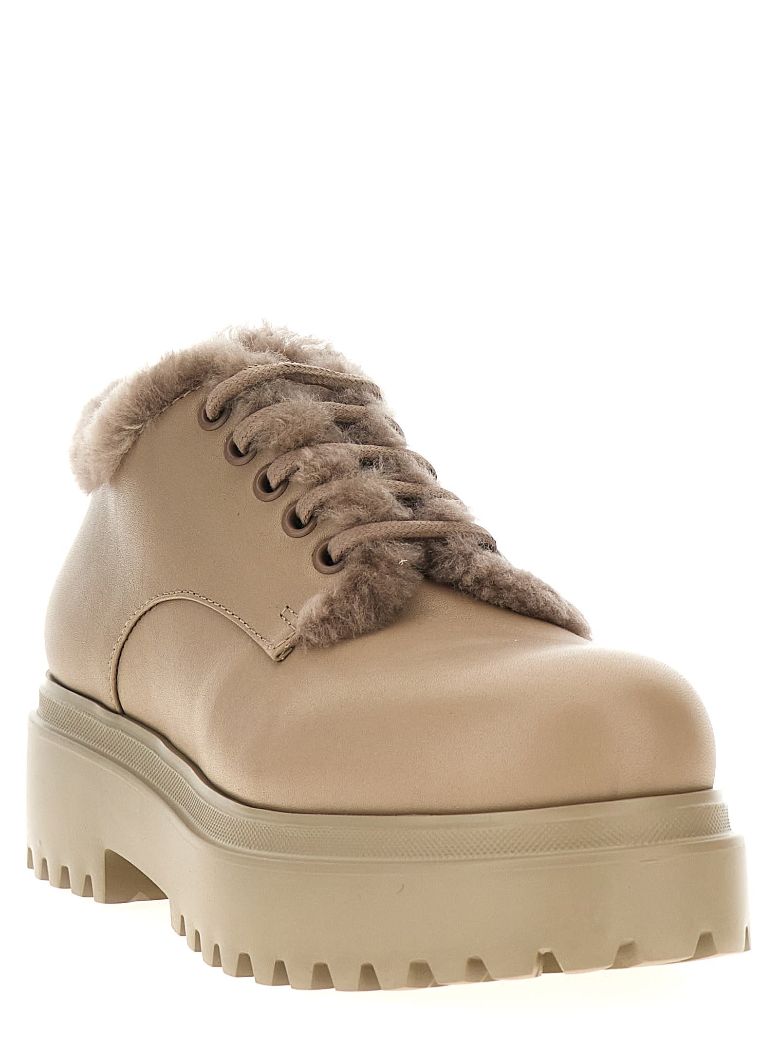 Shop Le Silla Ranger Ankle Boots In Beige