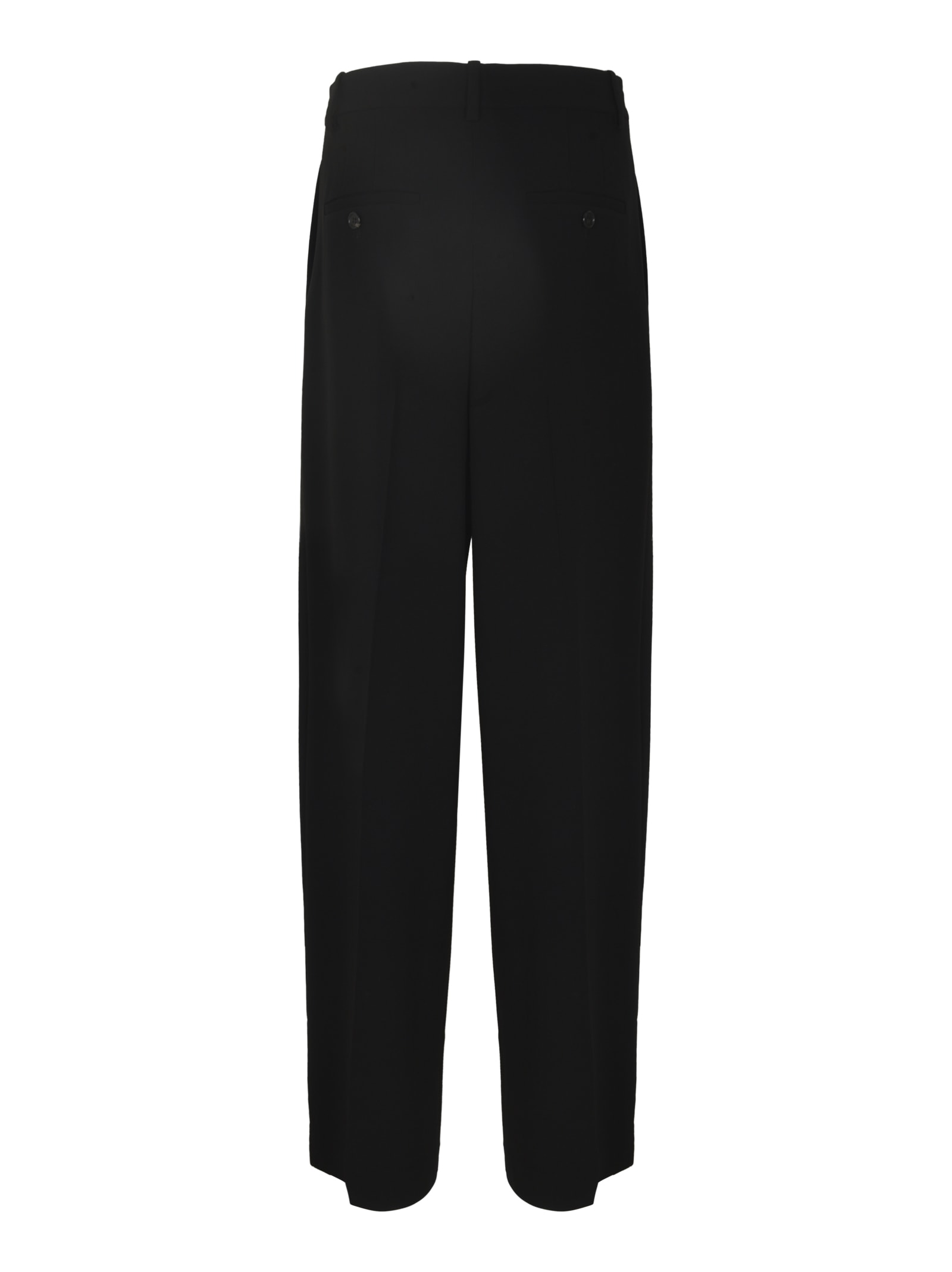 Shop Theory Concealed Straight Trousers In Black