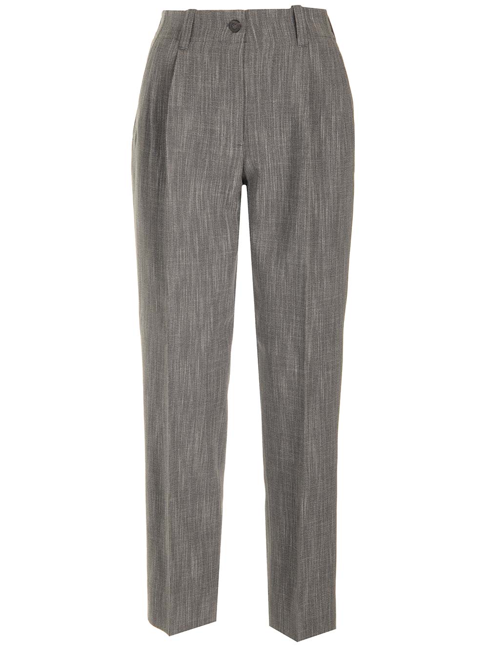 Golden Goose Gray High-waisted Trousers In Grey