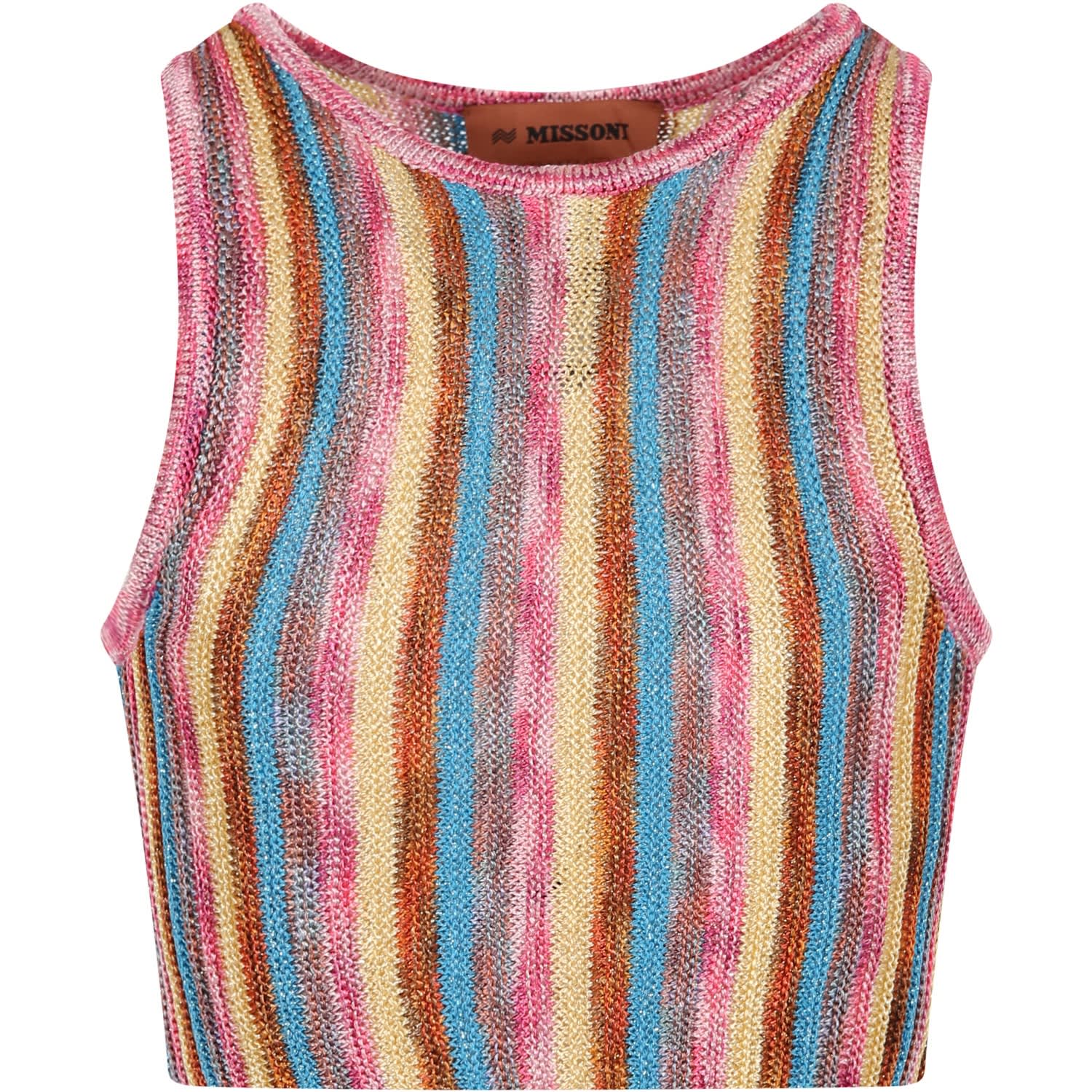 MISSONI MULTICOLOR T-SHIRT FOR GIRL