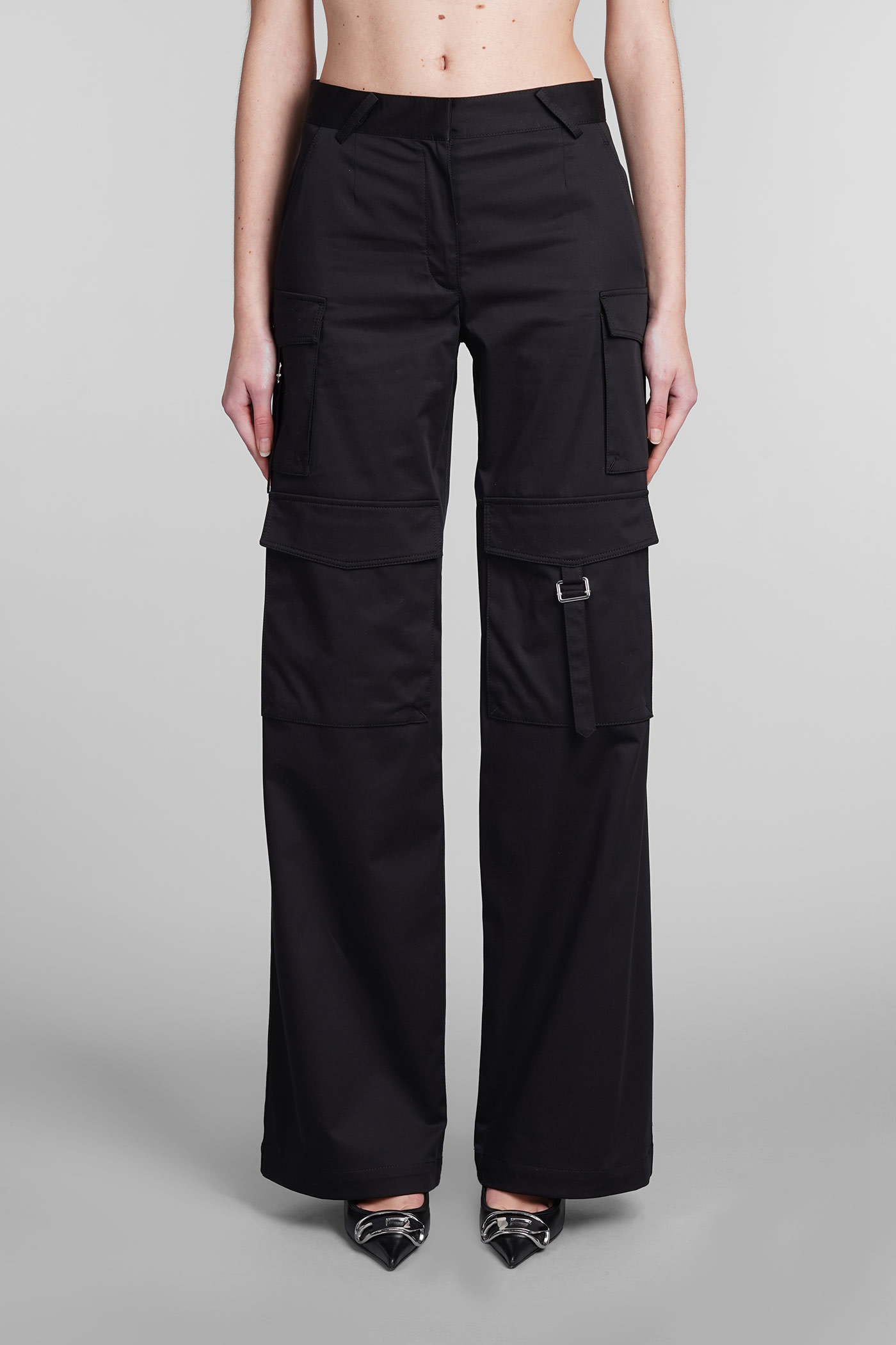 Shop Iro Abeline Pants In Black Cotton