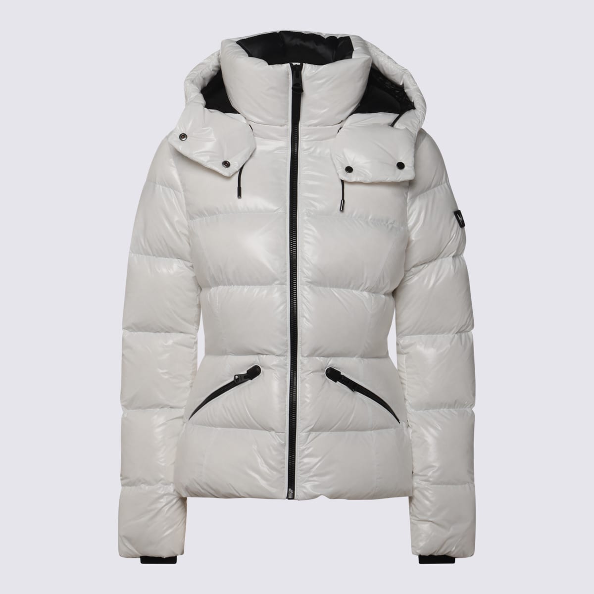 Shop Mackage White Puffer Madalyn Down Jacket