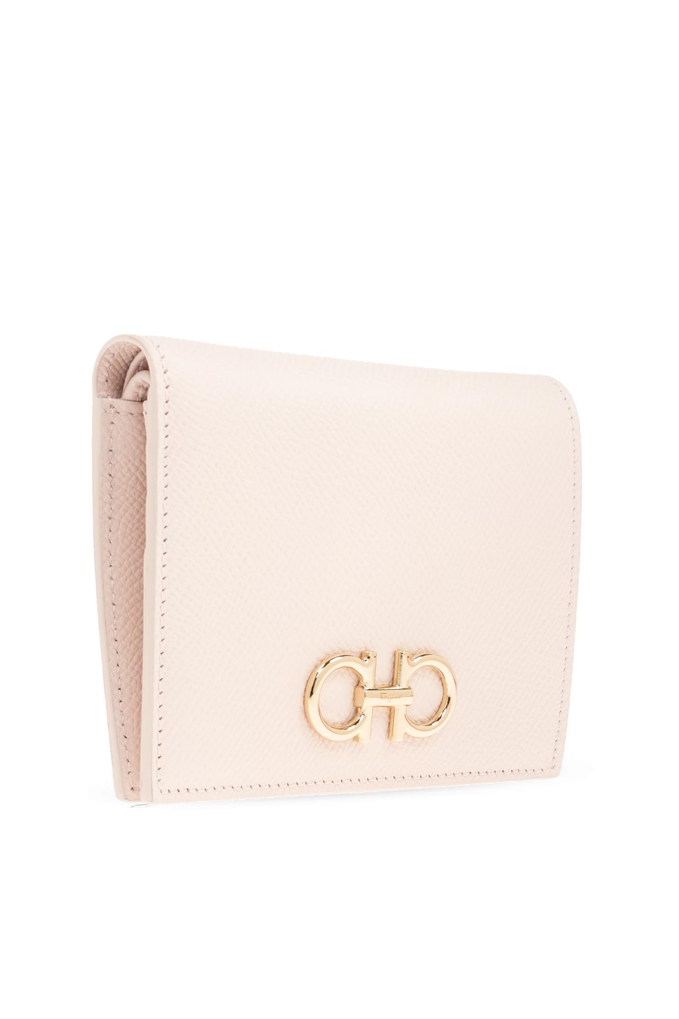 Ferragamo Leather Wallet In Brown