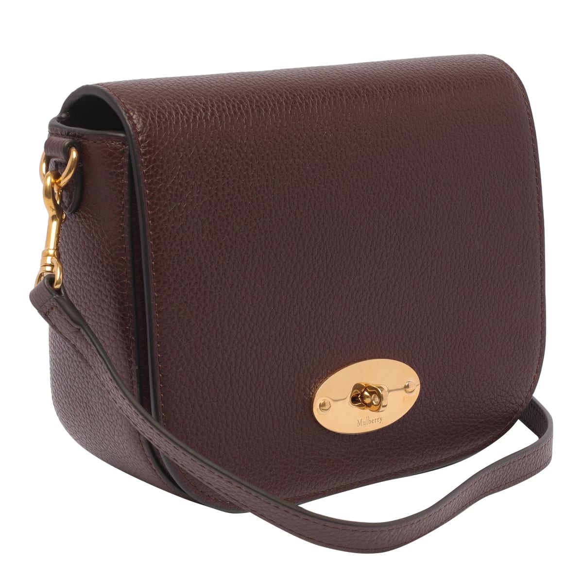 Shop Mulberry Small Darley Crossbody Bag In Brown