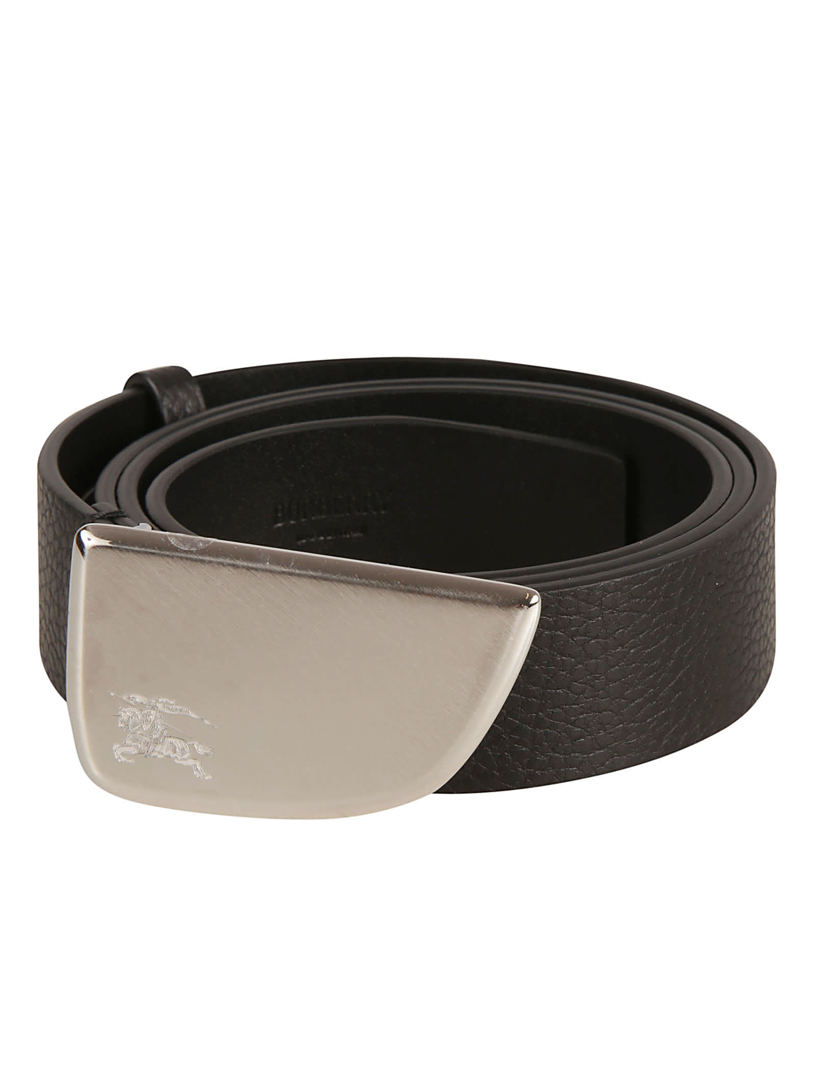 Shop Burberry Logo Belt In Black