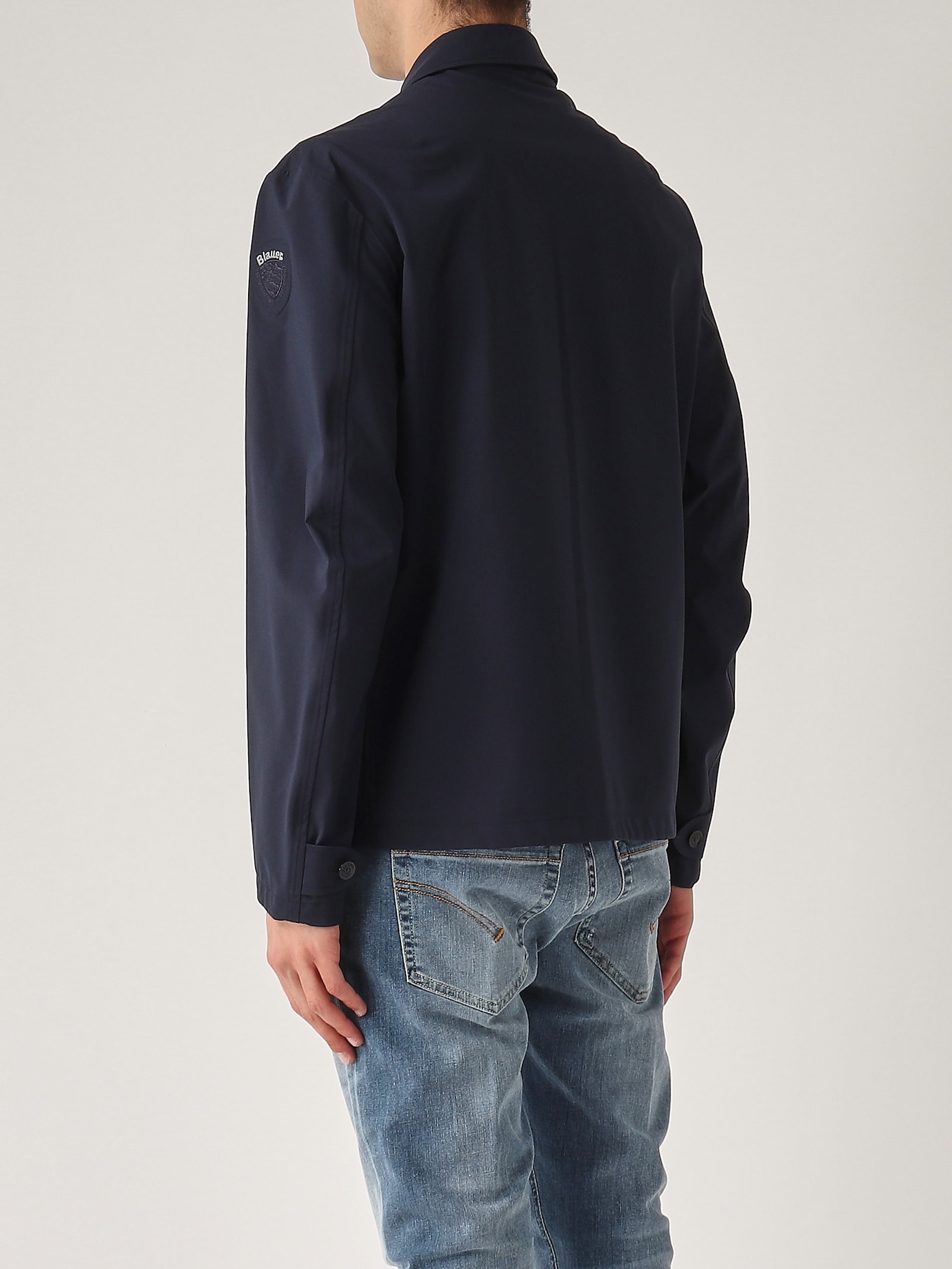 Blauer Giubbotto Gorham Regular-fit Soft Shell Jacket In Blue