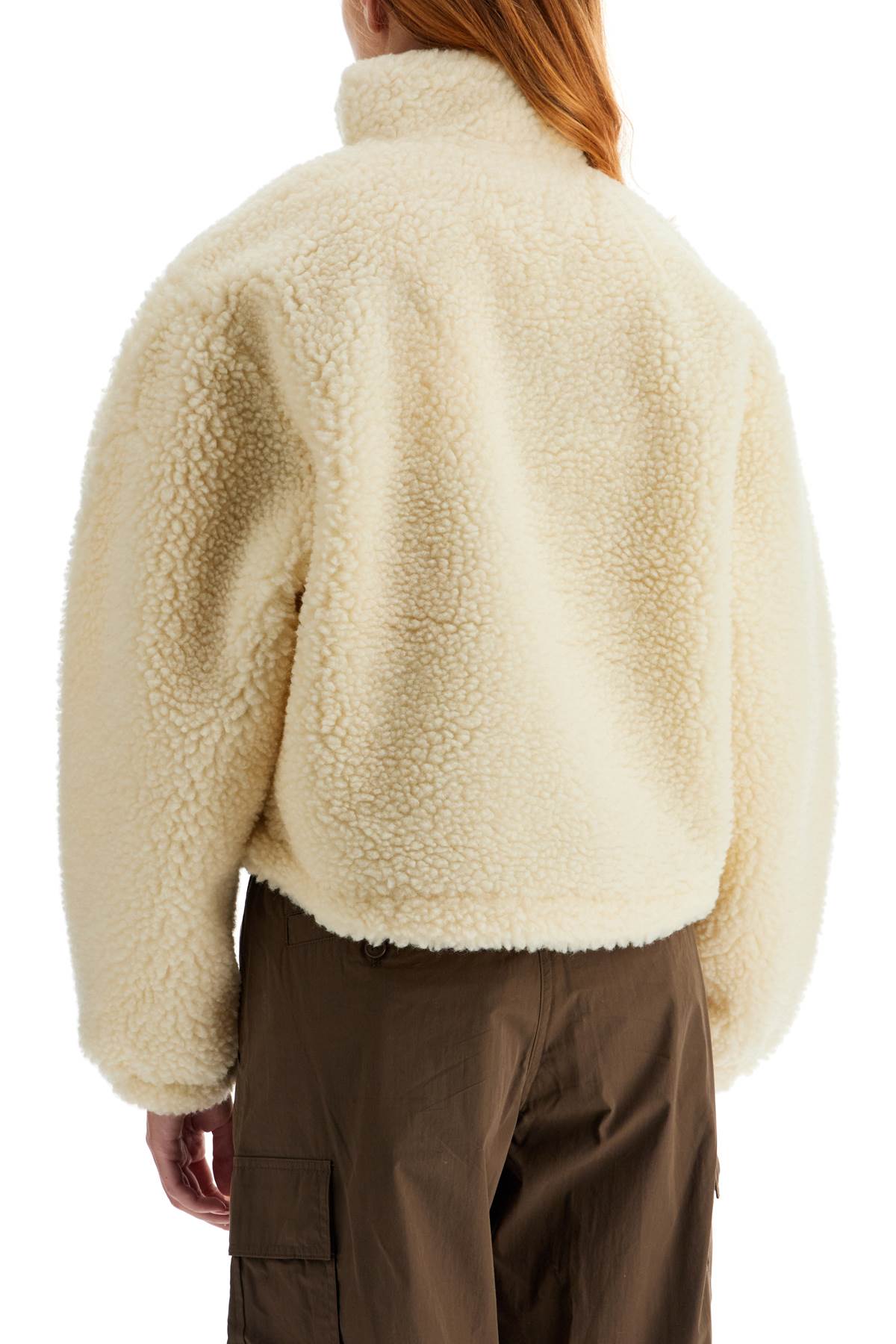 Shop Marant Etoile Teddy Mackensy Jacket In Beige