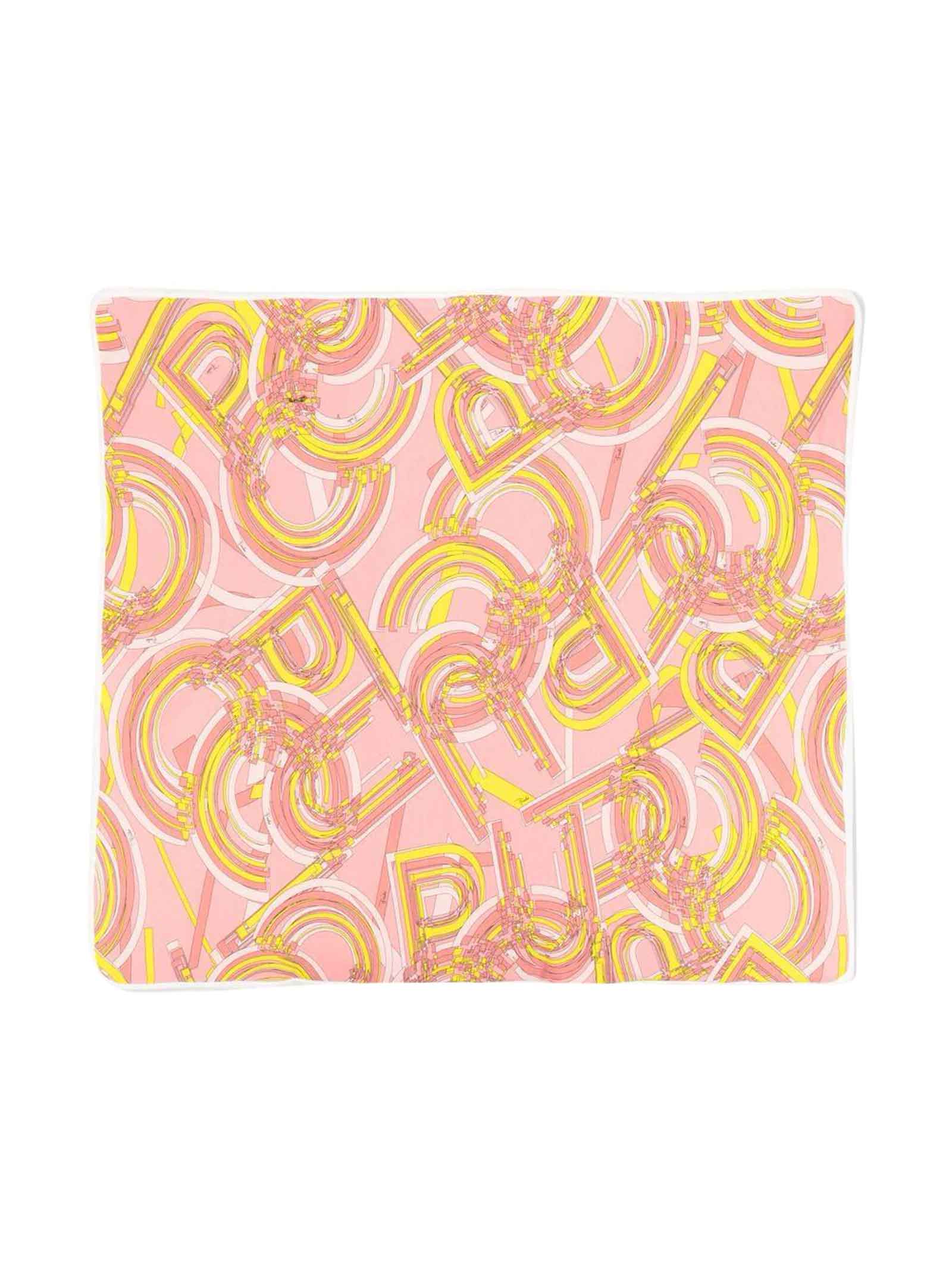 Emilio Pucci Pink Blanket Baby Girl