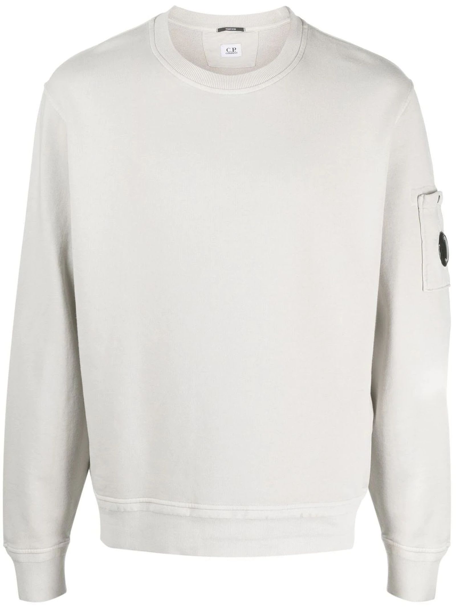 C.P. COMPANY GREY COTTON SWEATSHIRT