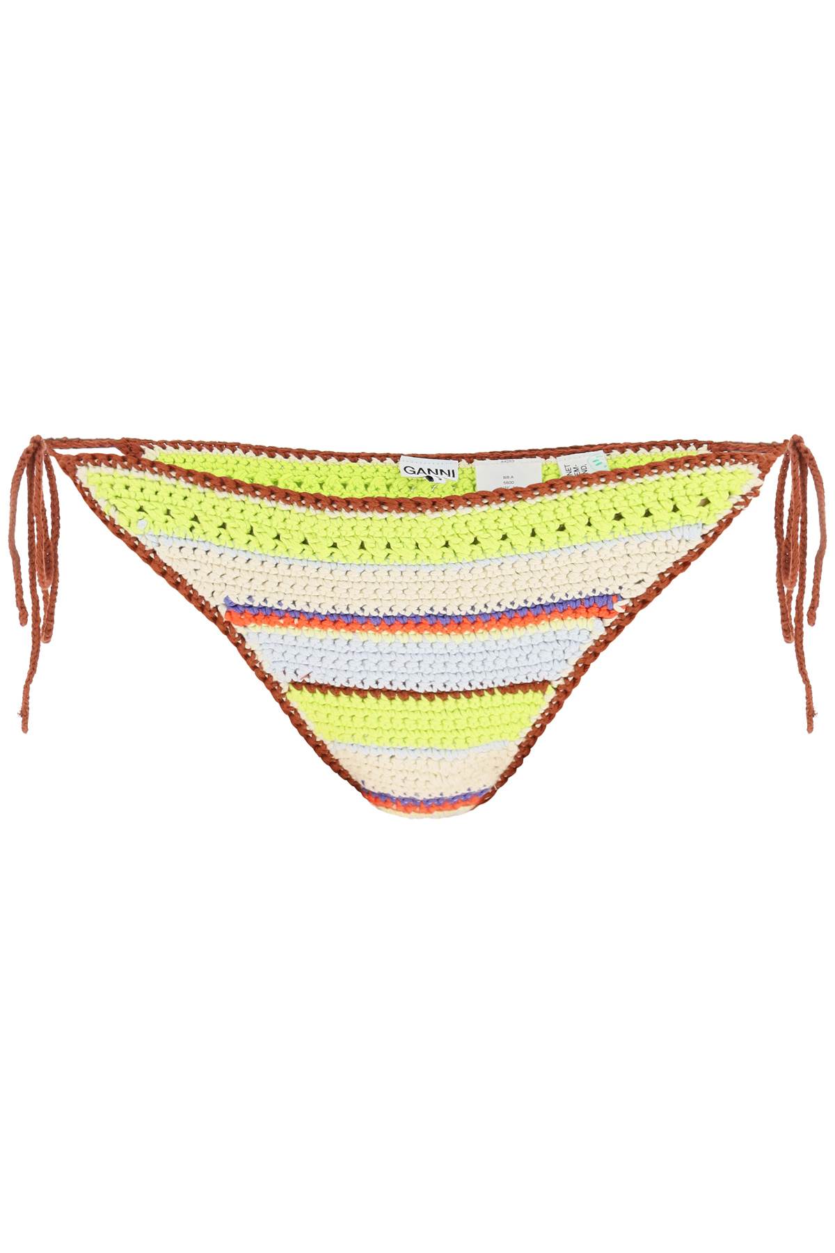 Ganni Multicolor Crochet Bikini Bottom