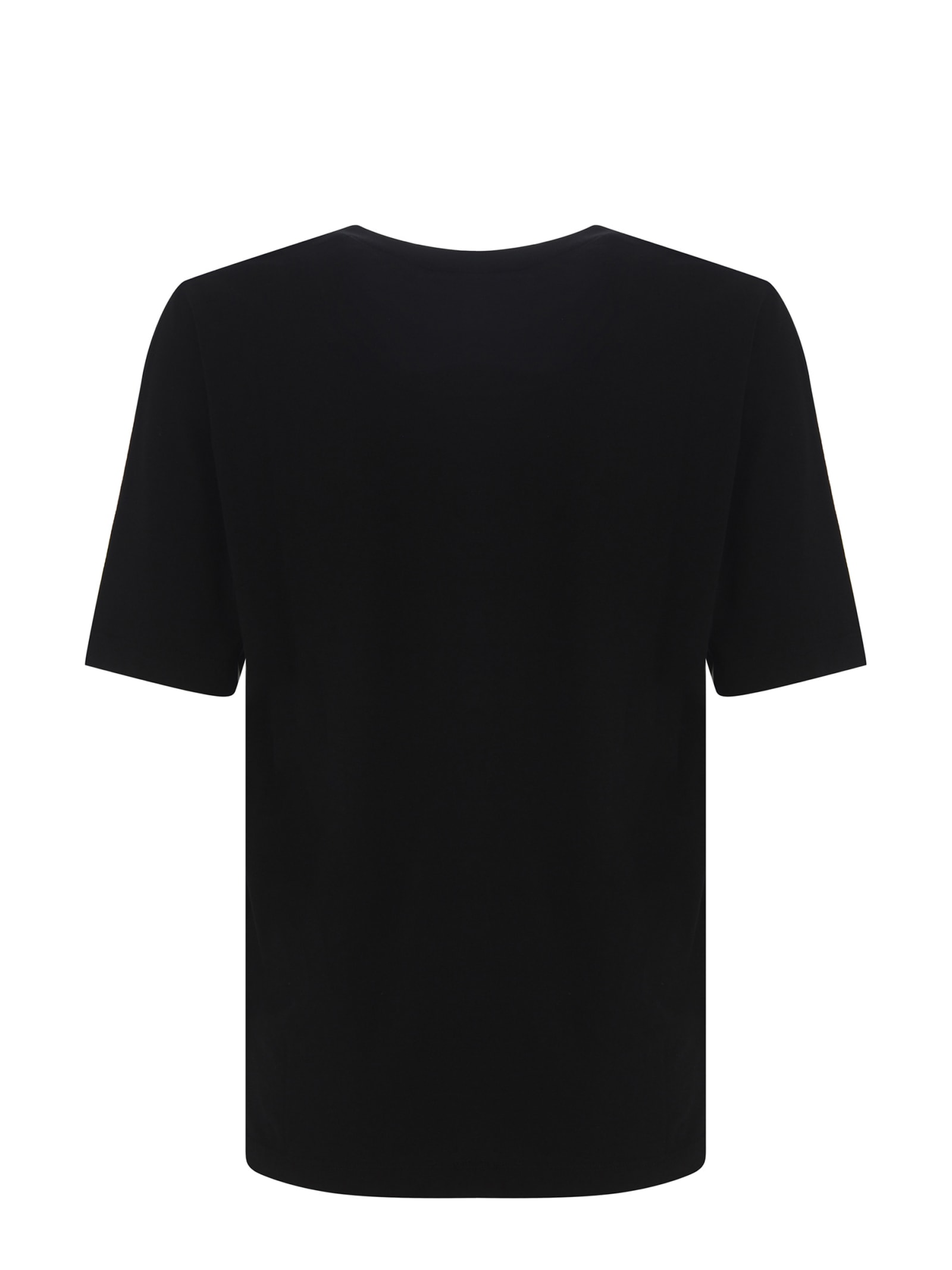 Shop Dsquared2 T-shirt  Hearts Made Of Cotton Jersey In Nero