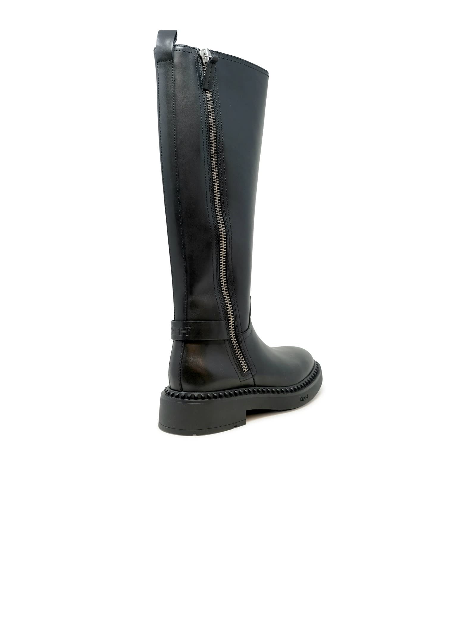 Shop Ash Soft Mustang Black Boots