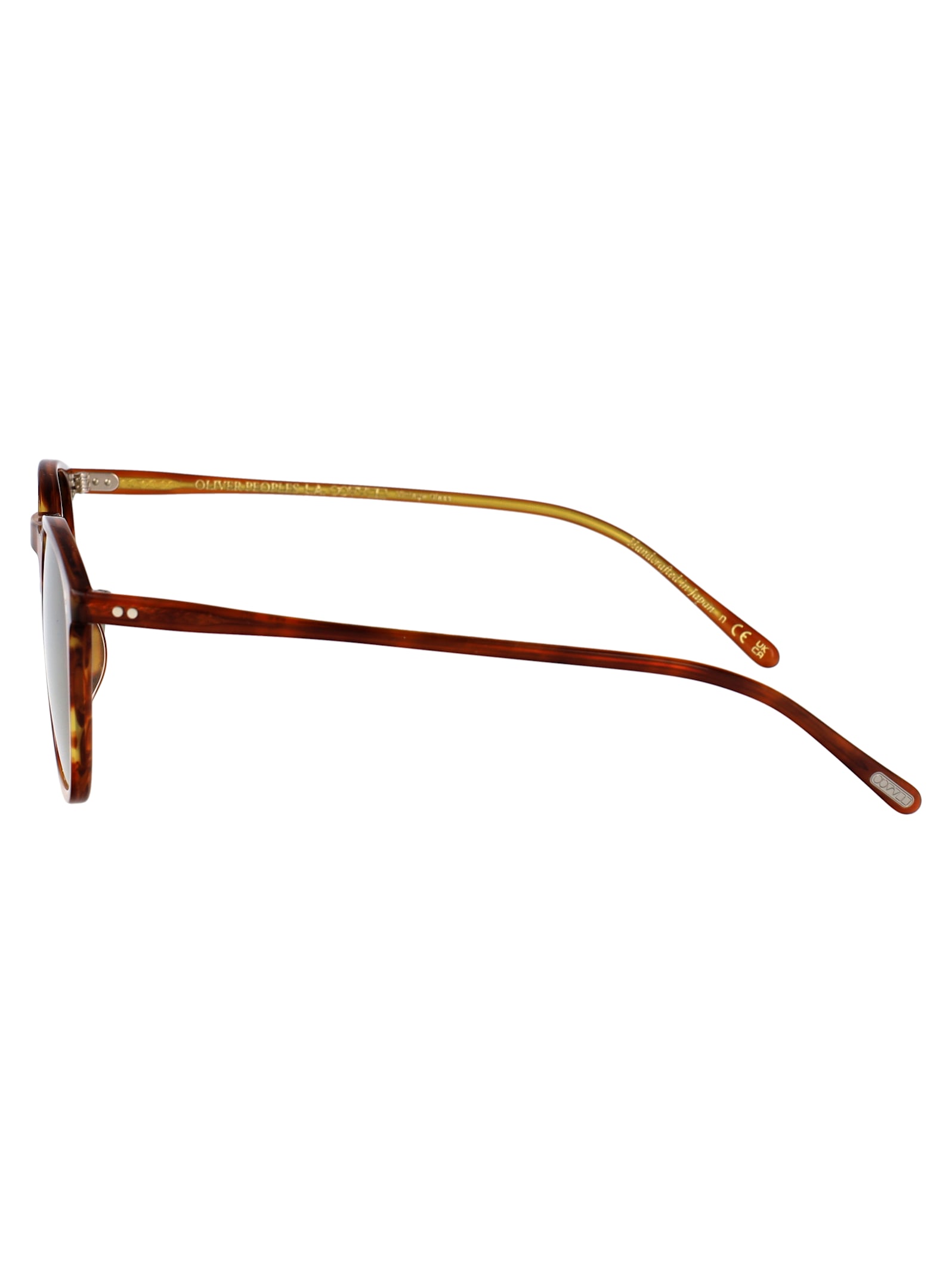 Oliver Peoples 172513 Rosso Tartarugato Vintage Acetate Sunglasses In Green