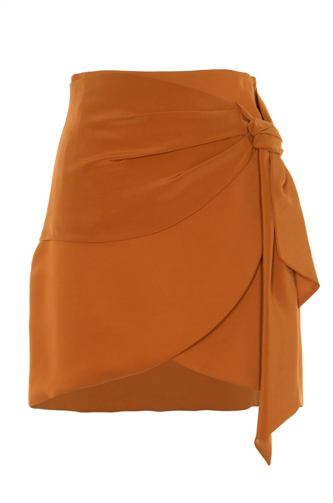 Federica Tosi Asymmetric Gathered Short Skirt