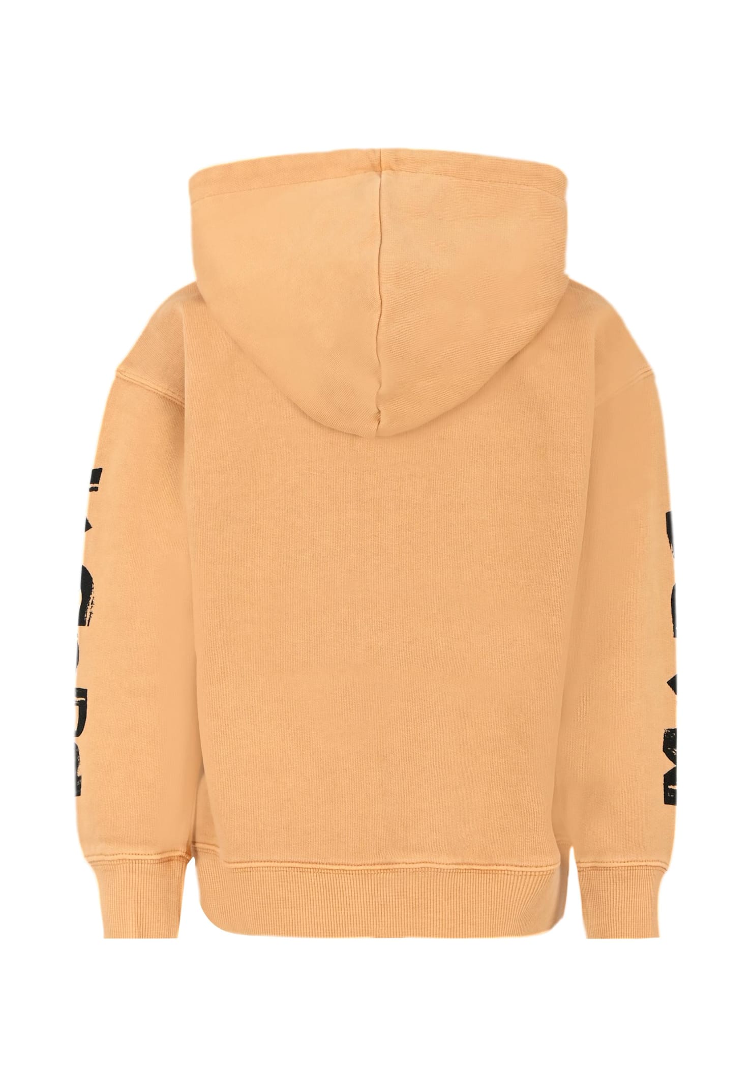 Marc Jacobs Brown Sweatshirt For Kids With Logo In Yellow